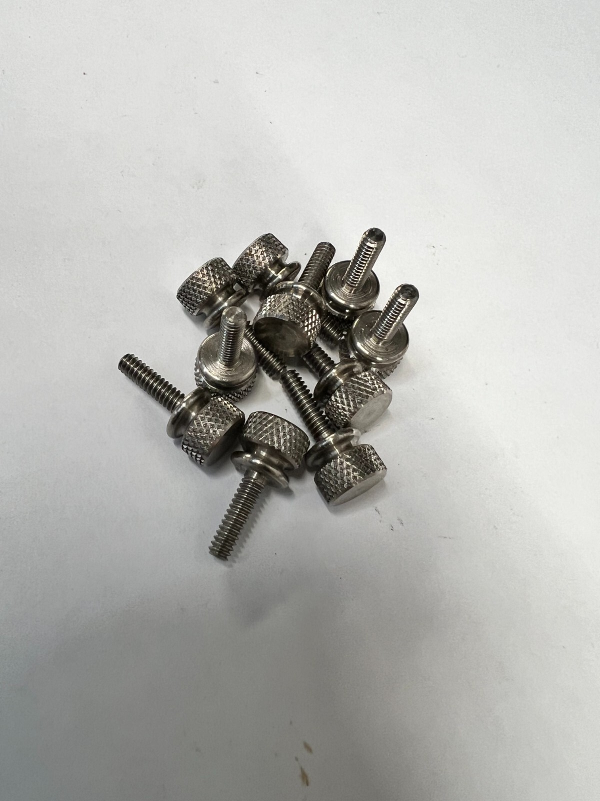 Knurled Thumb Screw Stainless Steel 6-32 Thread 1/2 length – 10 Pieces – 7105