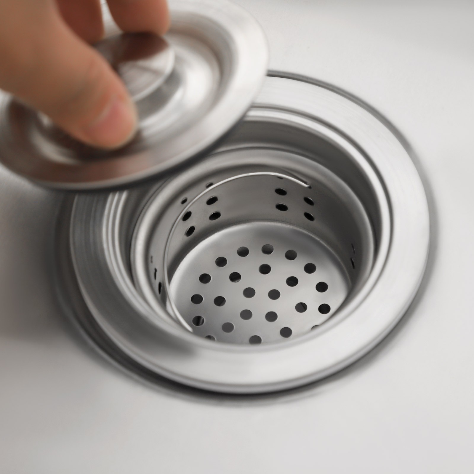 Stainless Steel Commercial Mop Sink 24*24*13in w/ Drain Hose Silver Square
