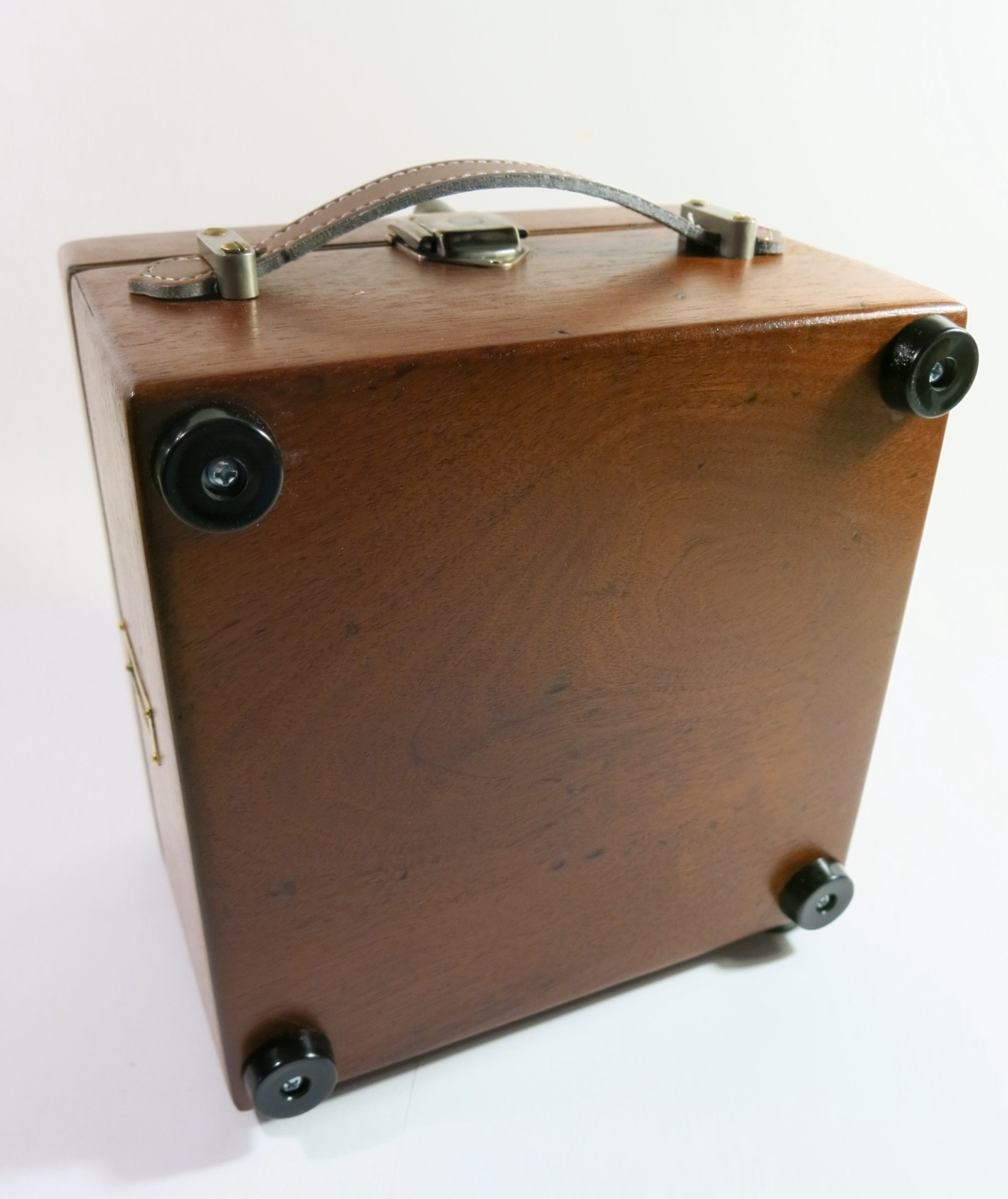 Vintage 1929 GE Alternating Current Ammeter — Type P-3 — Refinished Mahogany Box