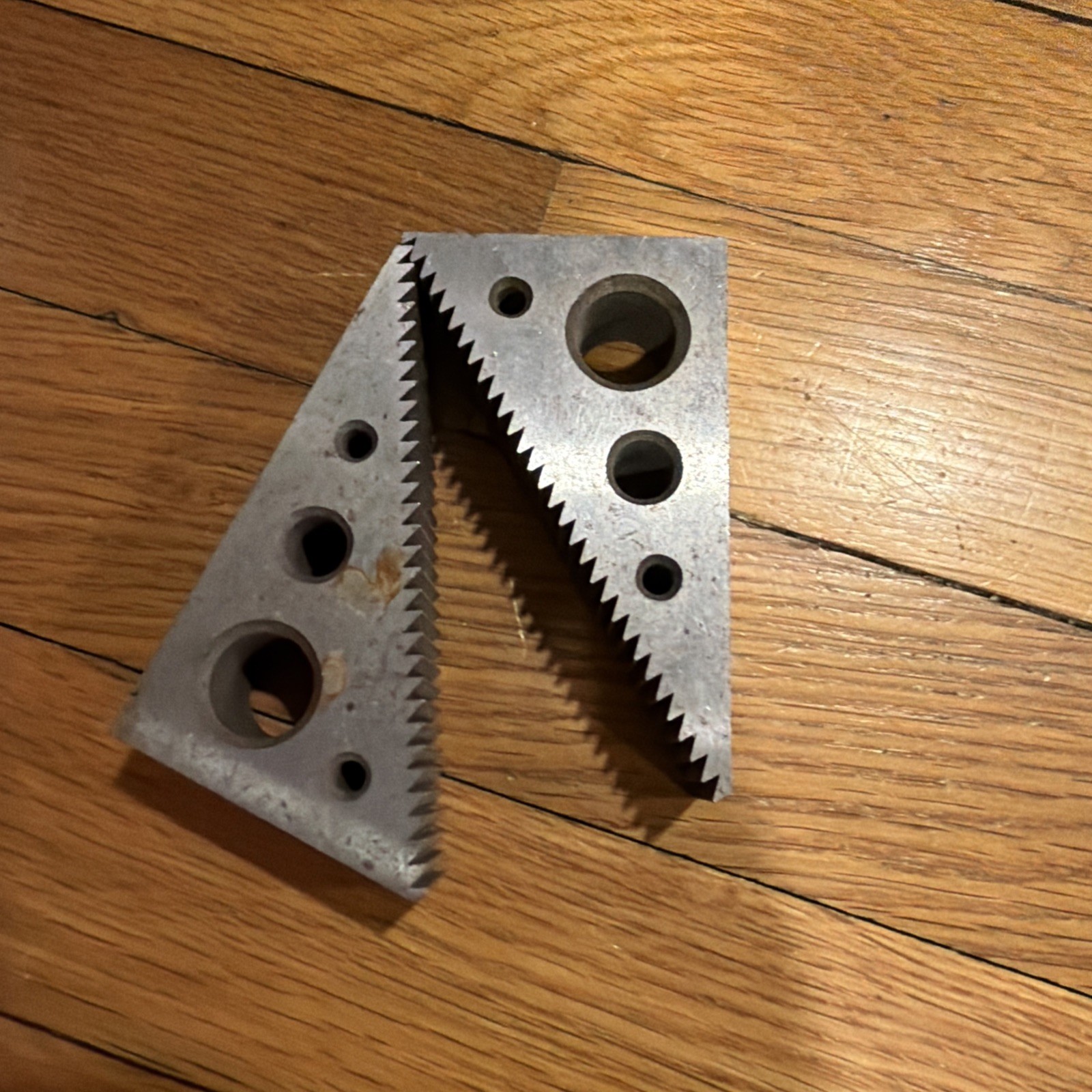 Industrial Step Blocks Set 2 Pc 3.5” Base Used Nice