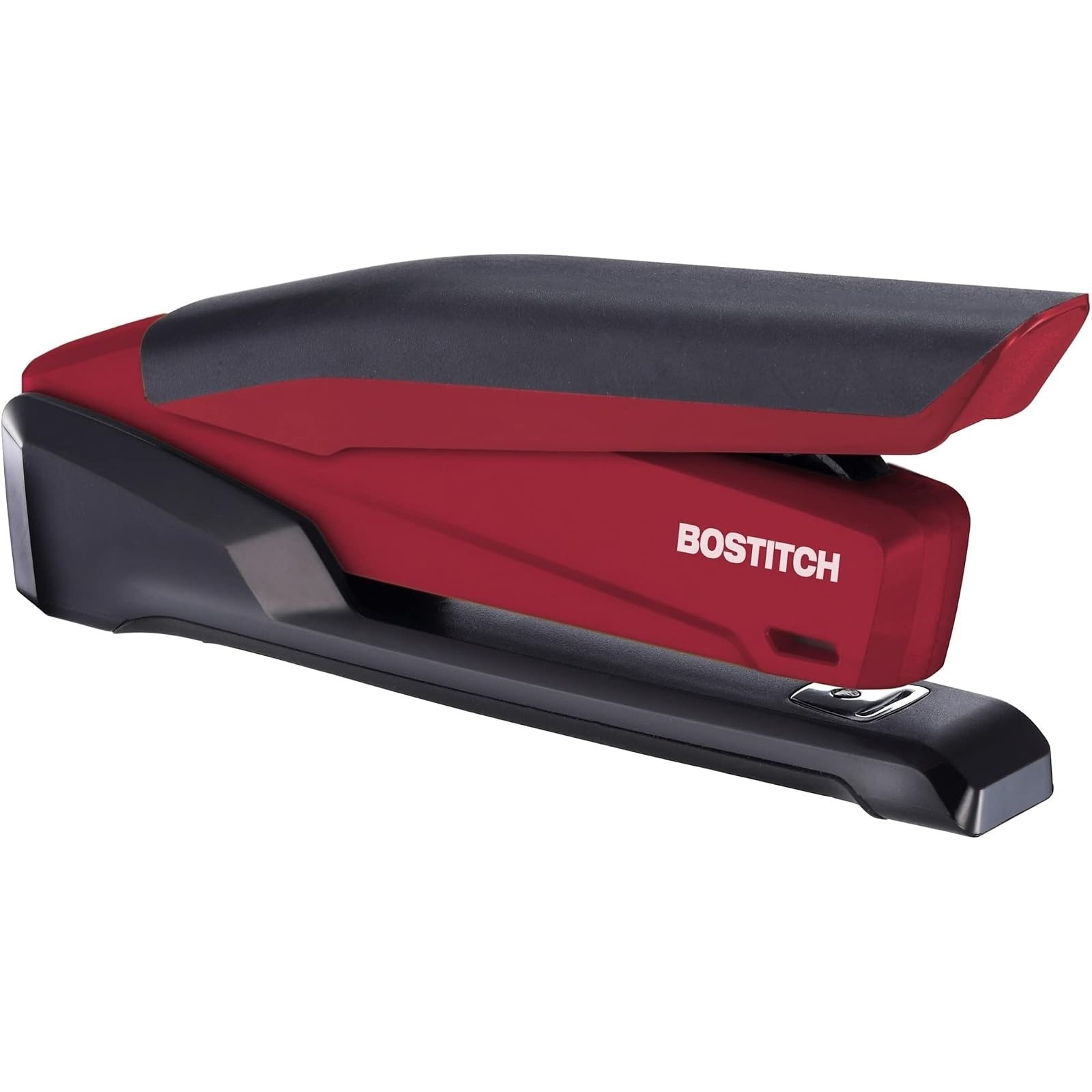 Bostitch Office InPower Spring-Powered Stapler, 20 Sheet Capacity, Pink