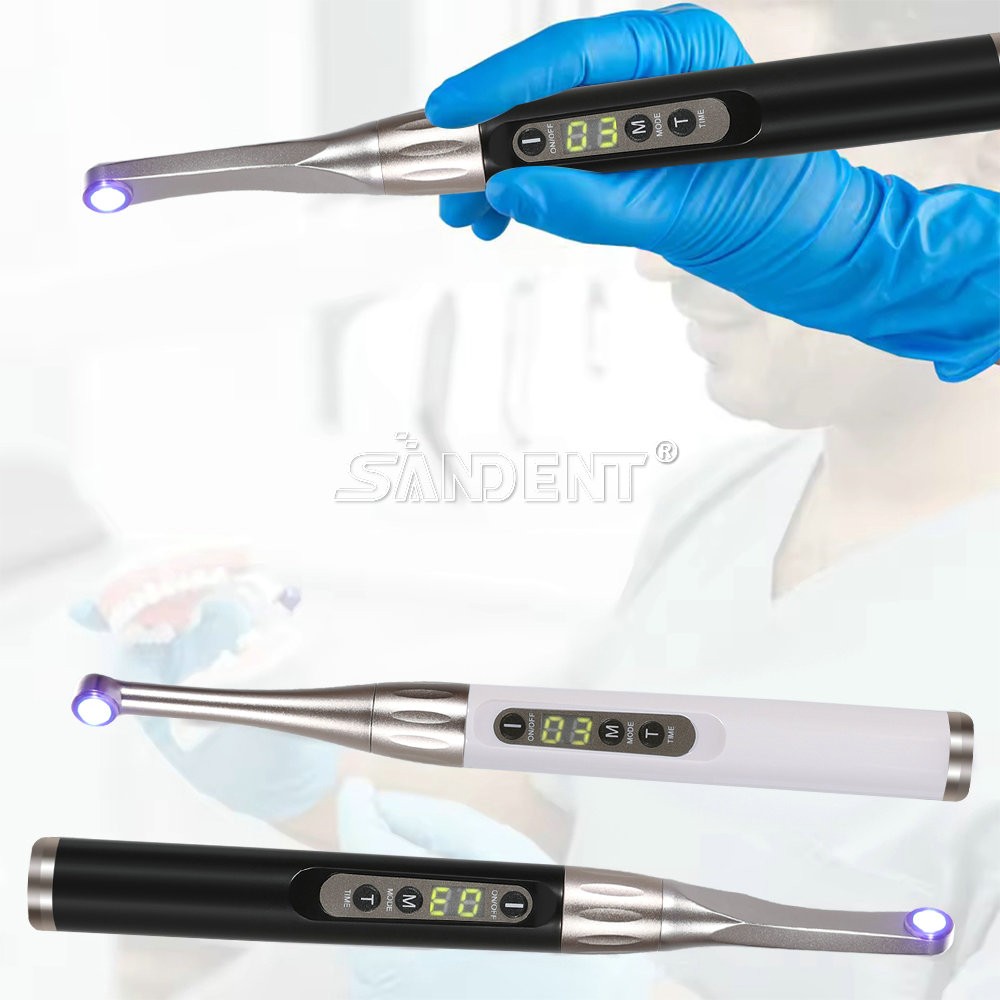 Dental LED Cure Curing Light Lamp 2000mw 5W Tool Resin Cure Wireless Cordless CE