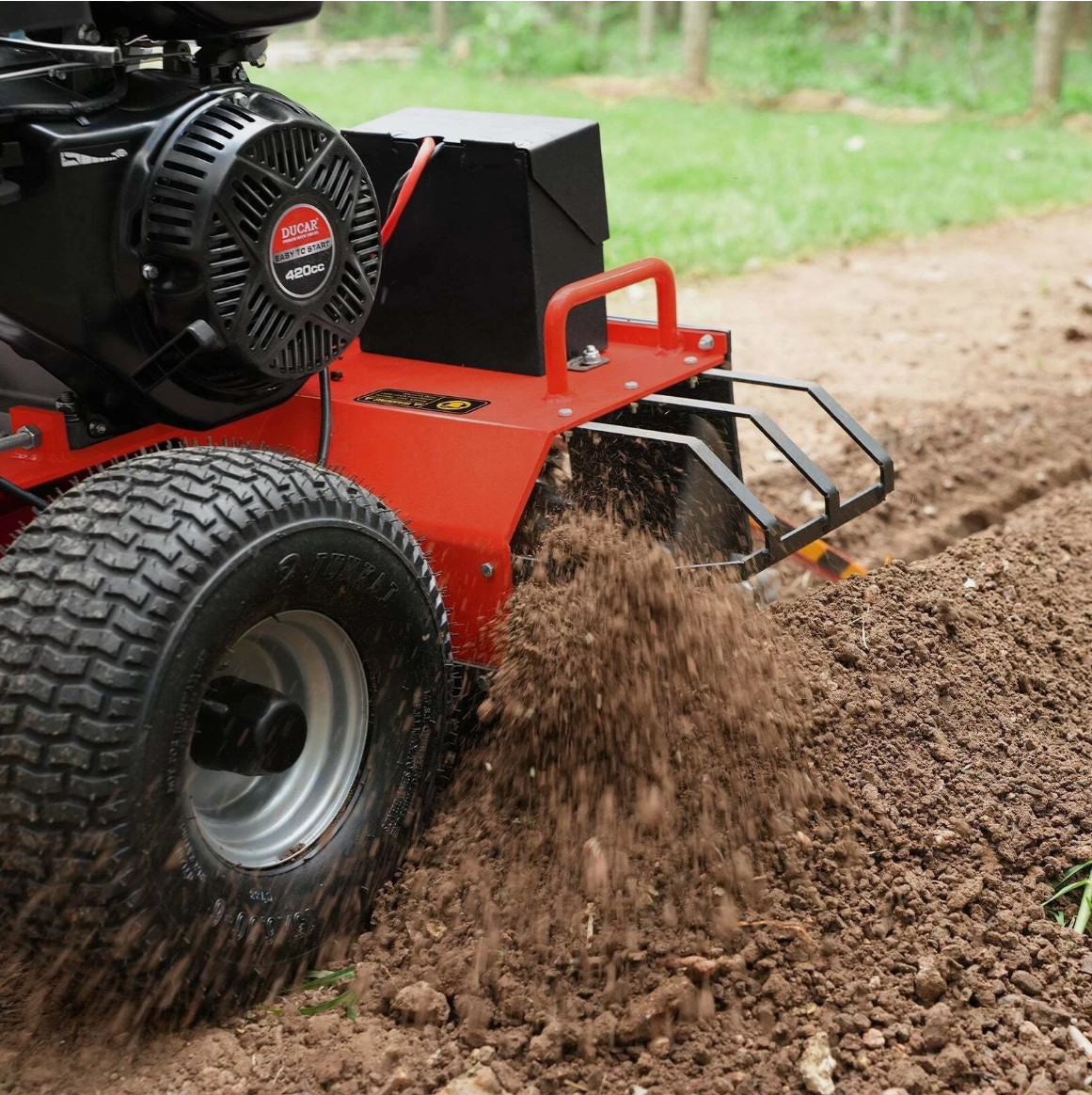 MechMaxx 420cc 15HP E-Start Trencher 24” Trench Depth/4” Trench Width, TCR1500