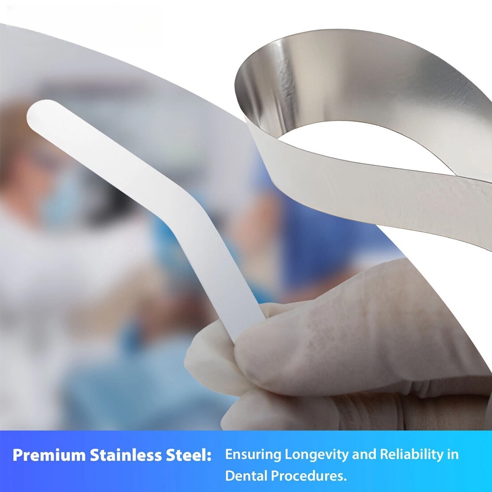 288 Pcs Dental Stainless Steel Universal Tofflemire Matrix Bands #1 #2