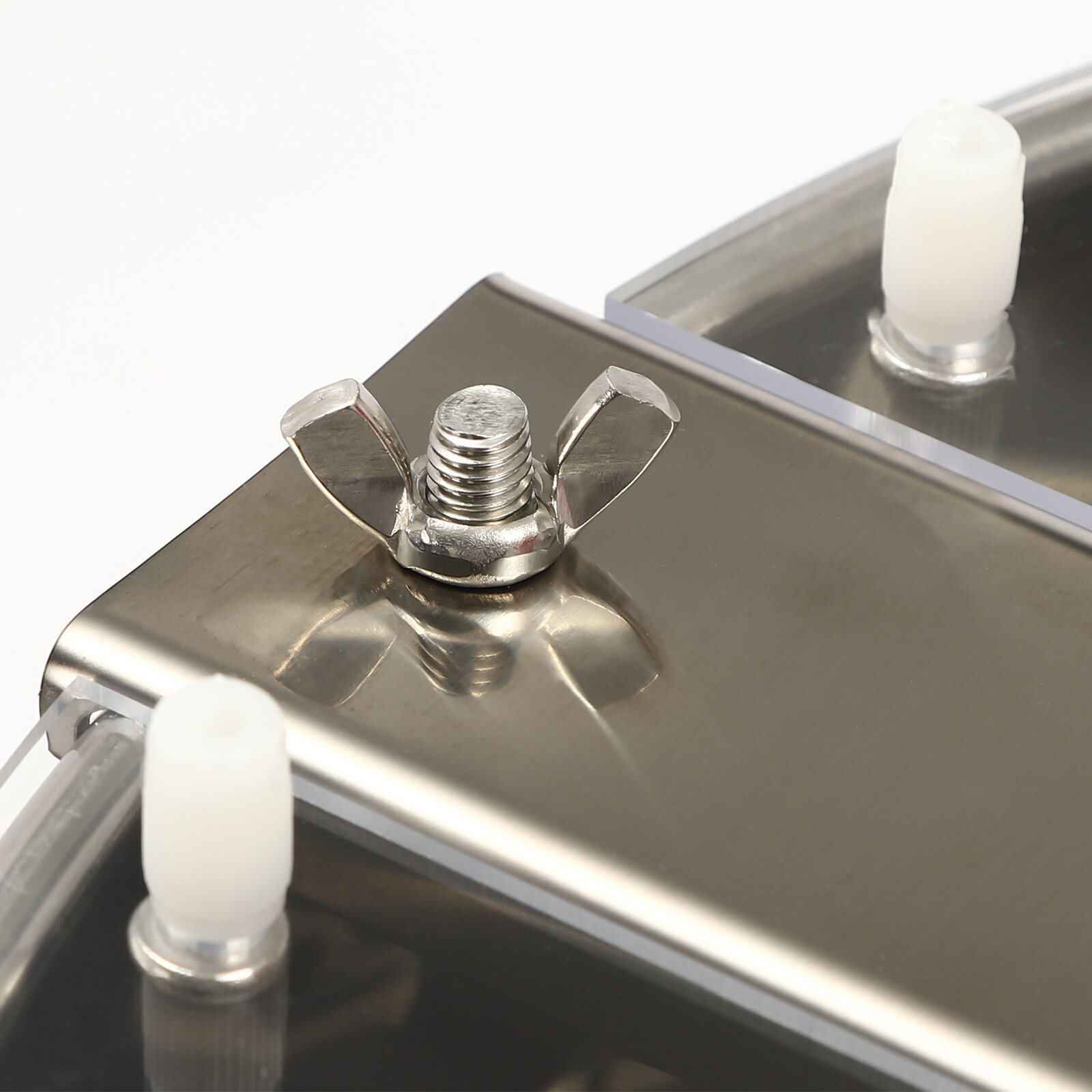 Manual 3 Frame Honey Extractor, Stainless Steel Manual Beekeeping Extraction
