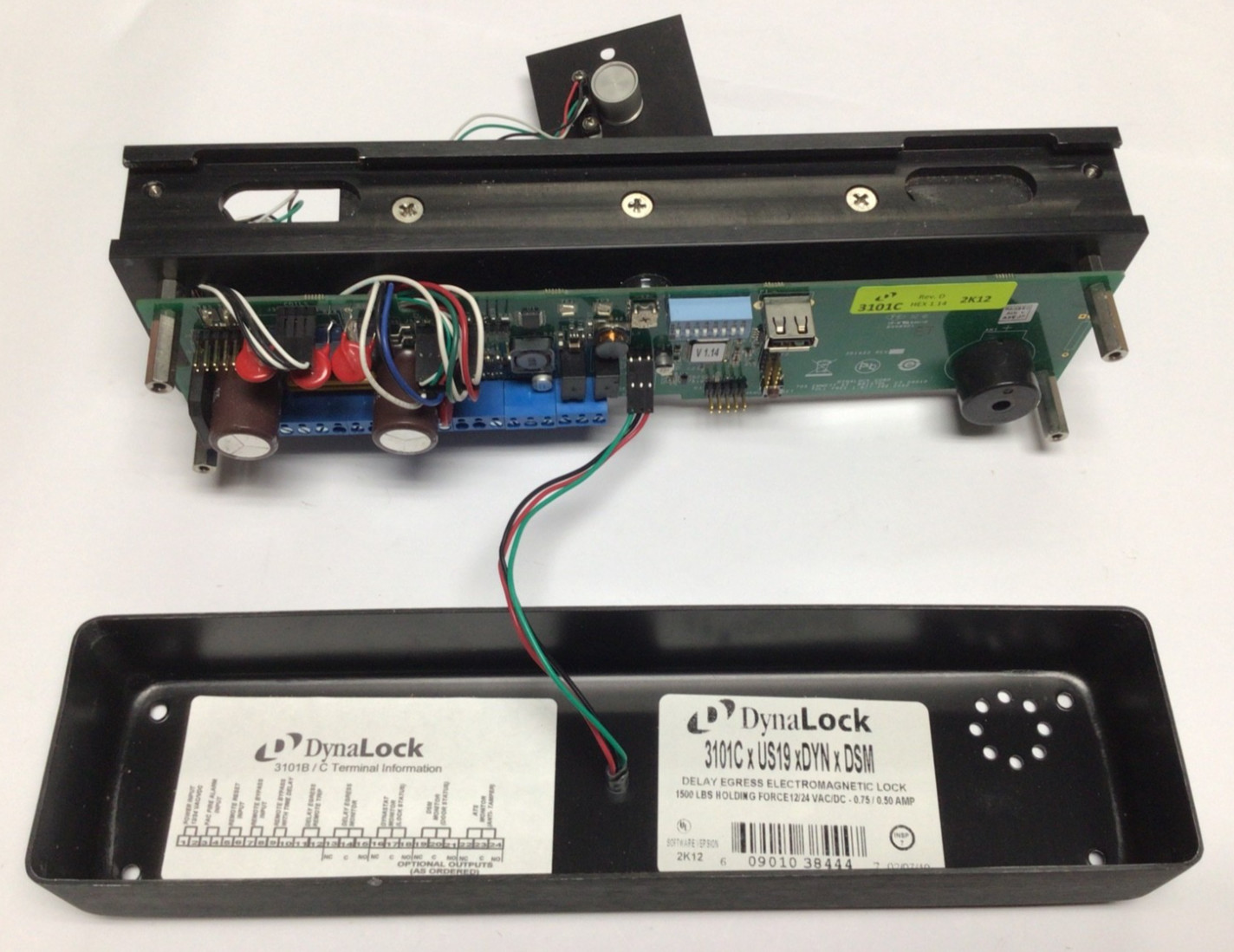 Dynalock 3101C-US19-DYN-DSM Single Electromagnetic Lock Delayed Egress Outswing