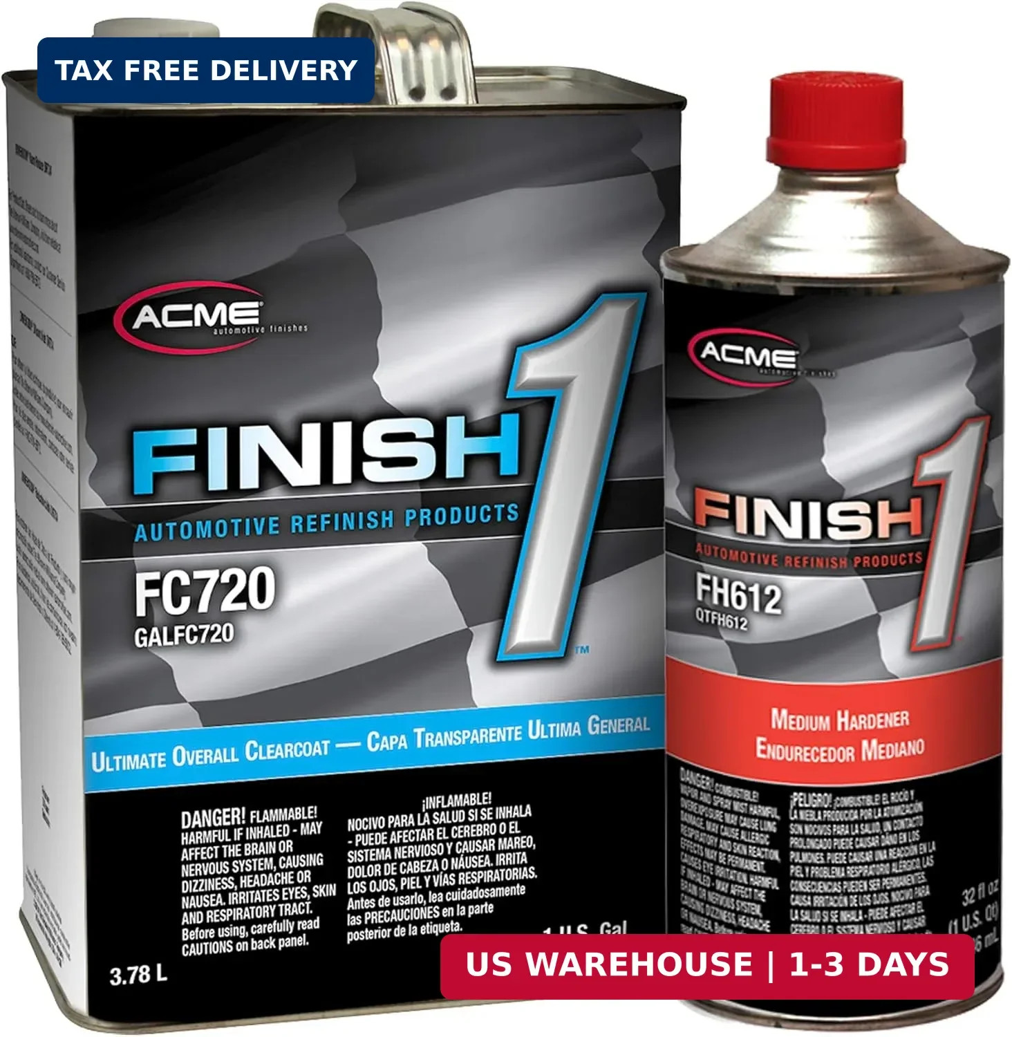 SHERWIN WILLIAMS Finish 1 Automotive Refinish Ultimate Overall Clearcoat (FC720)