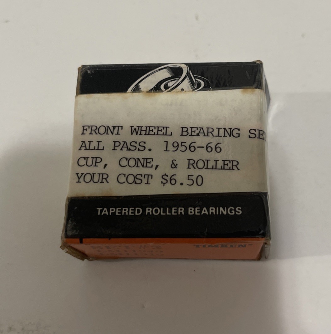 Timken LM11949 and LM11910 Front Wheel Bearing Set – New in Open Box