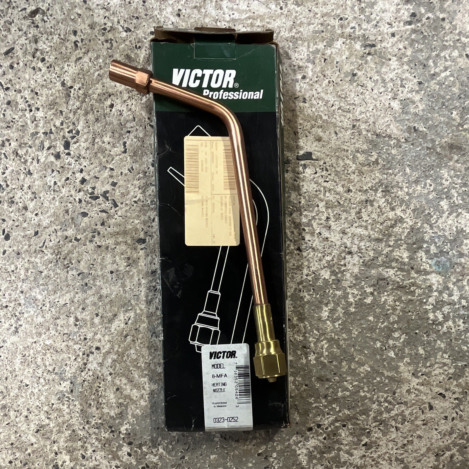 Victor 0323-0252 8-MFA Acetylene Hydrogen Heating Nozzle