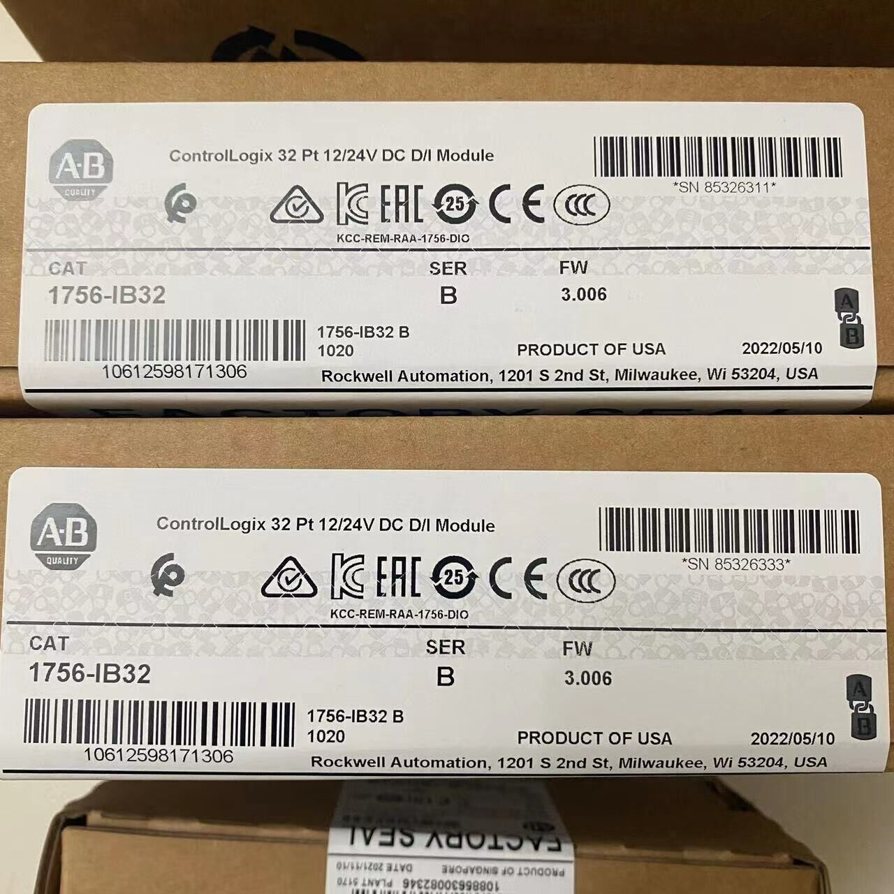 New Sealed Allen-Bradley 1756-IB32 AB 1756IB32 ControlLogix 32 Pt D/I Module