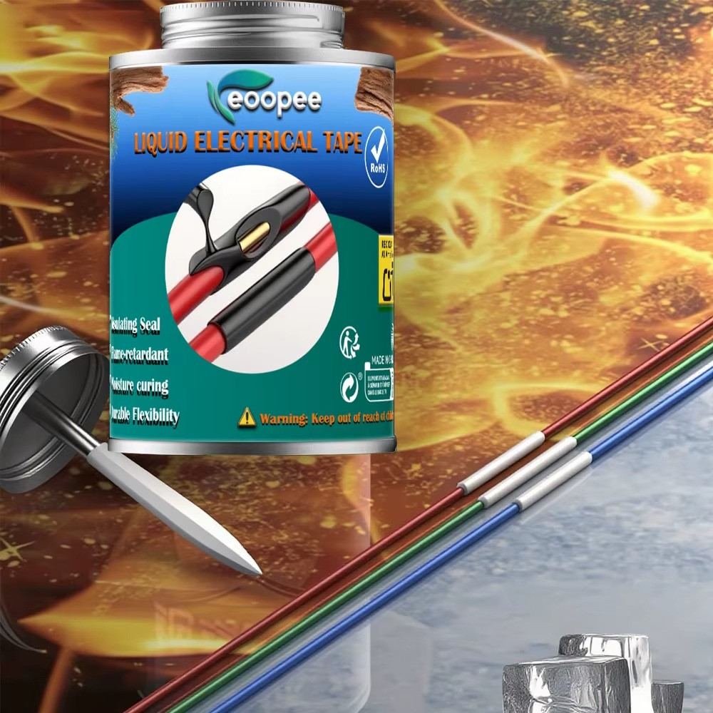 Waterproof Liquid Electrical Tape Wire Cable Insulation Repair Quick Dry Sealant