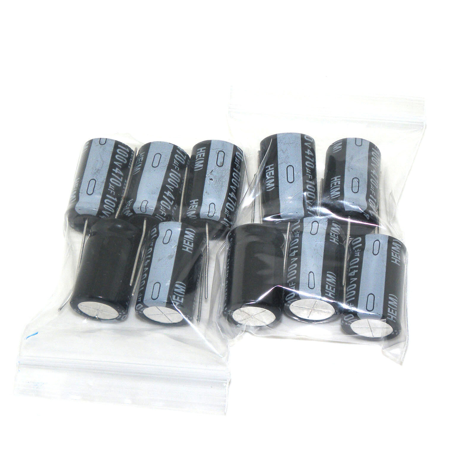 10x 470uF 100V Nichicon Radial Electrolytic Capacitors 100V 470uF 16×25 mm