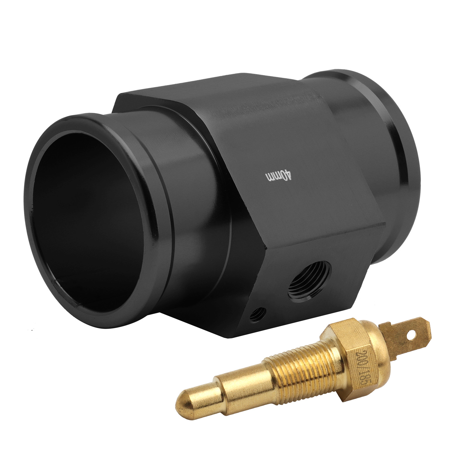 26~40mm Radiator Hose Fitting Universal Thermostat Switch Temp Gauge Sensor Kit