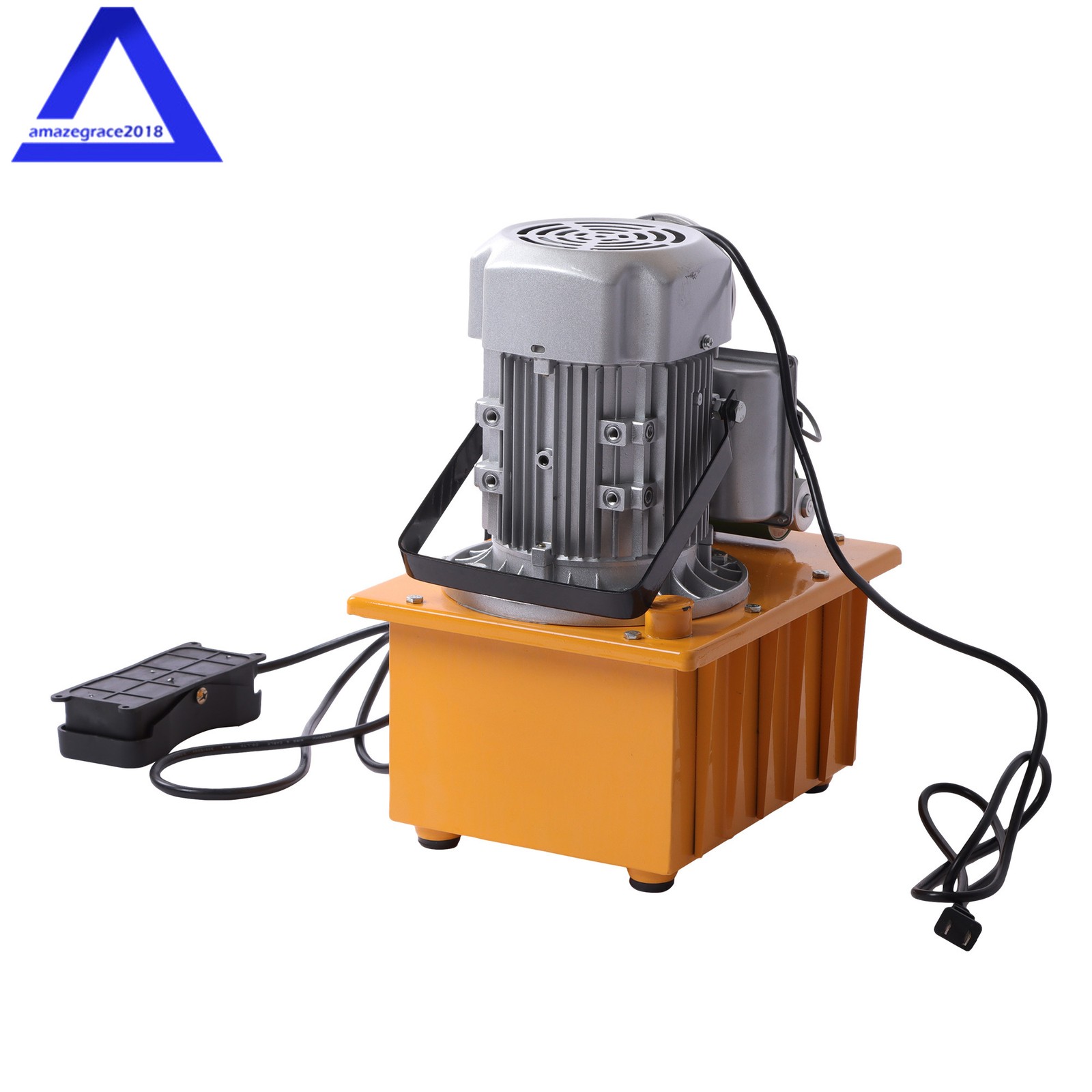 Electric Hydraulic Pump Single Acting Oil Pump 10000 PSI 750W 8L Solenoid Valve