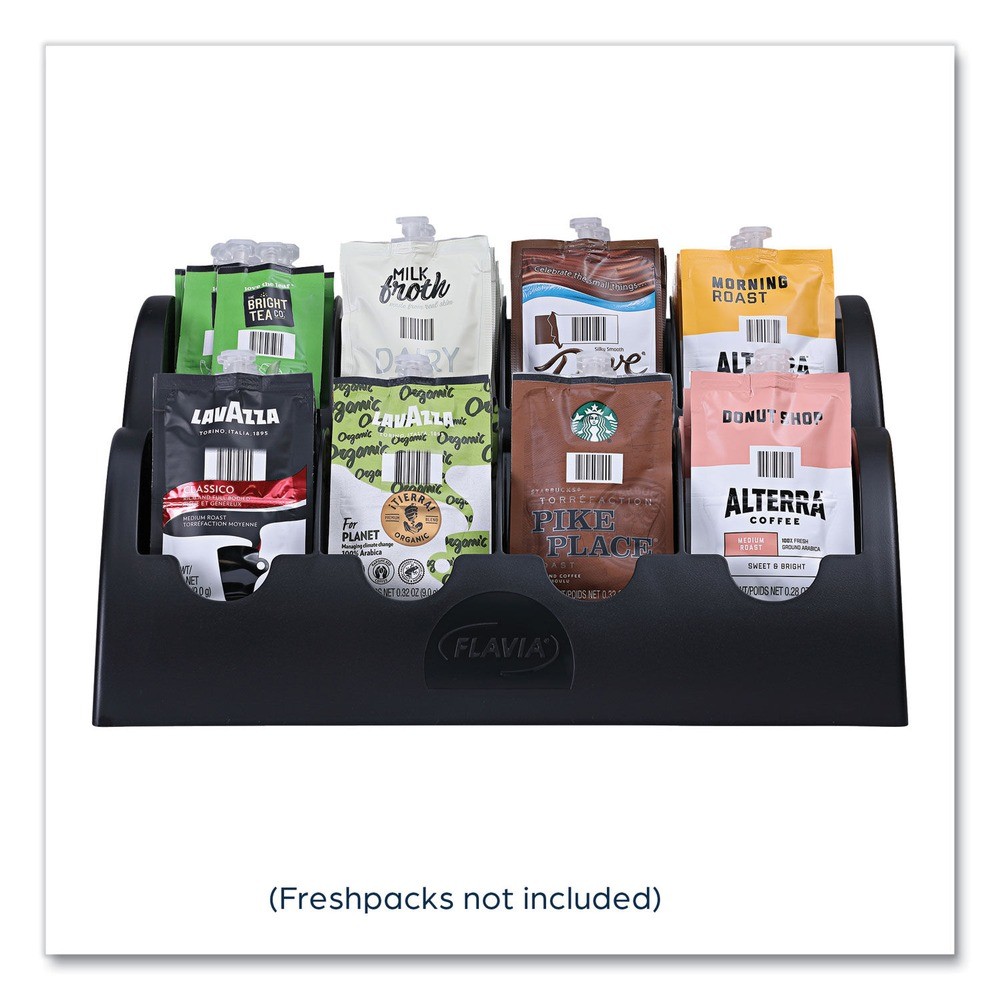 FLAVIA 25200000 13.6 in. x 13 in. x 4.4 in. 8-Compartment Small Merchandiser New