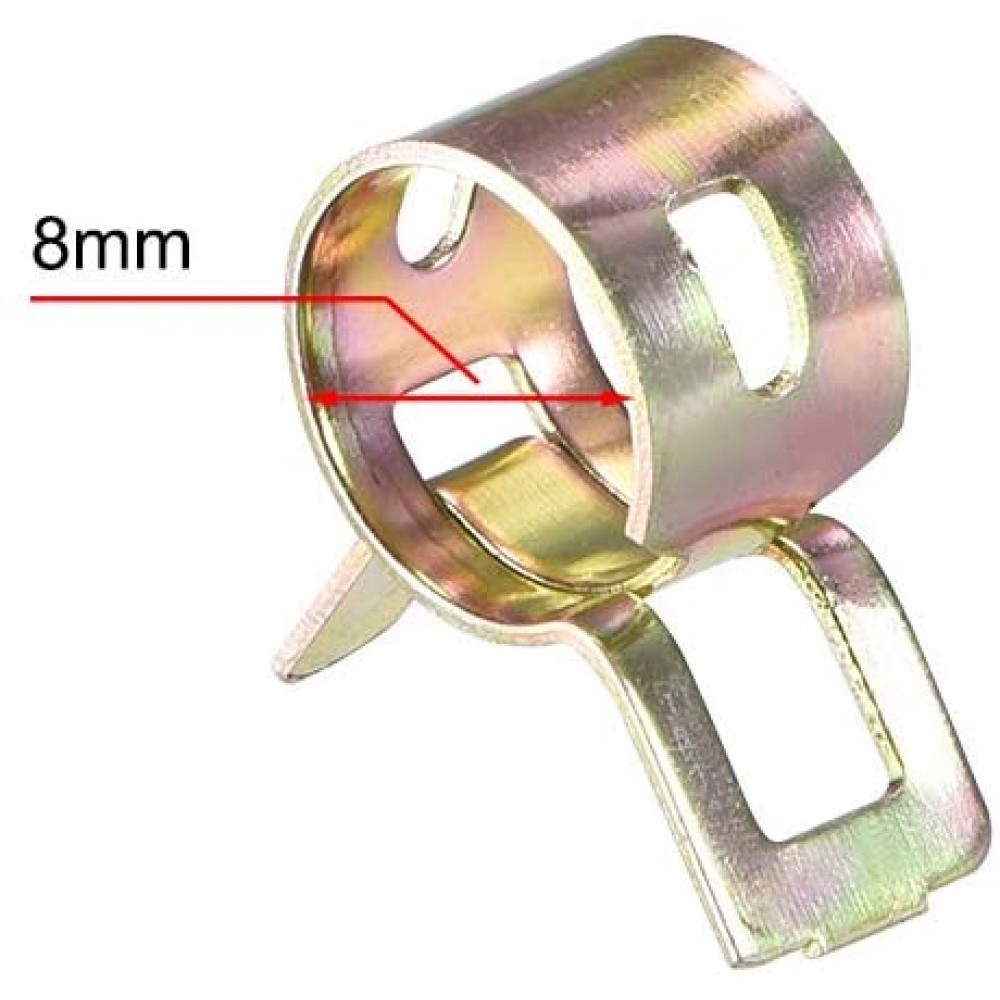 115Pcs Spring Clip Clamping Hose Clamp Sealing Fuel Radiator Silicone Air Pipe
