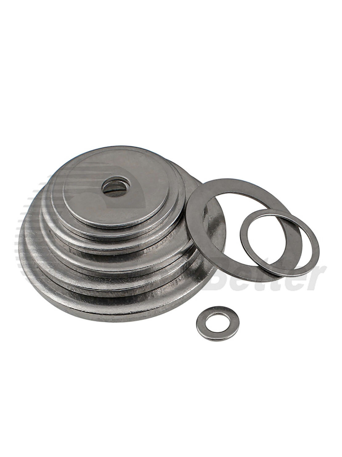 Washers M1.6~ M36 A2 Stainless Steel Flat Washer, Thick=0.3 ~10mm Flat Fender