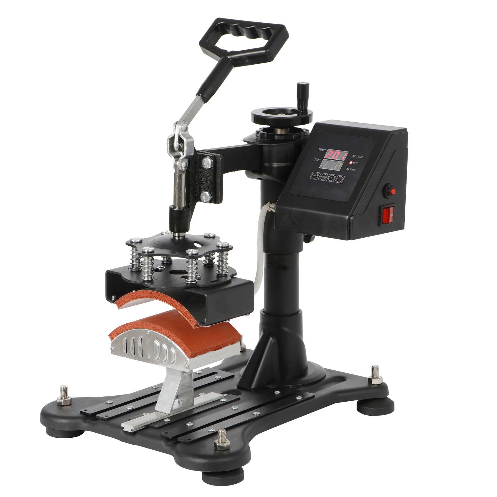5 in 1 Heat Press Machine Digital Swing Away Sublimation T-shirt Mug Hat 12″x15″