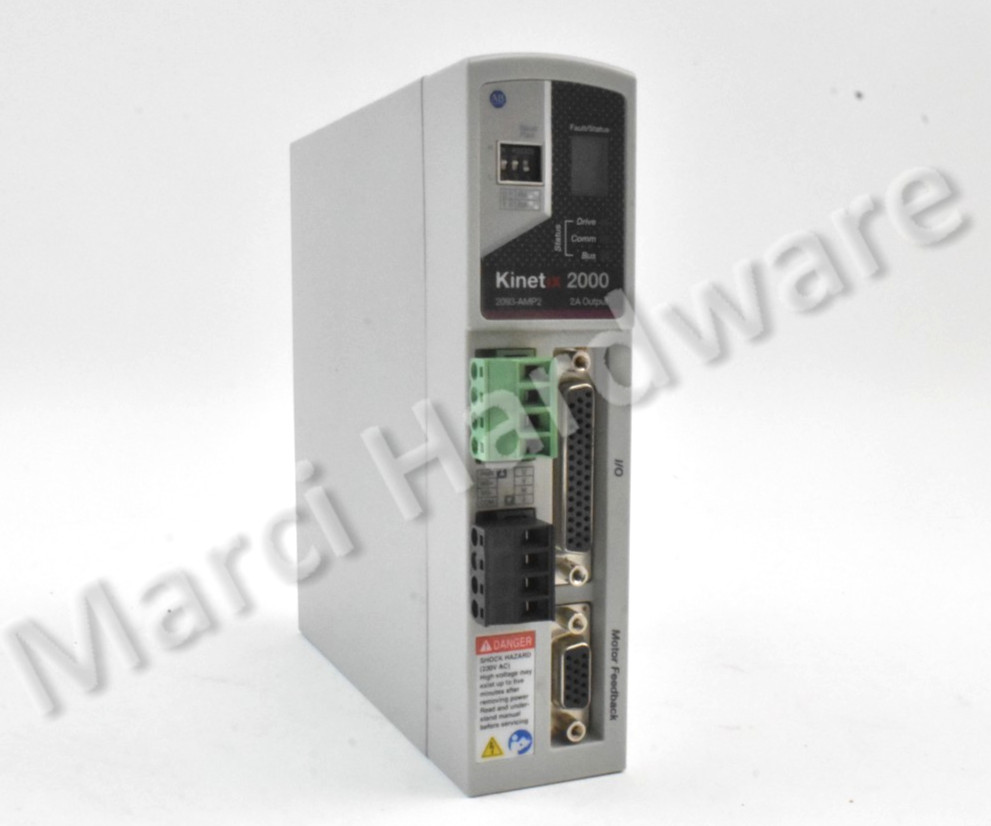 Allen Bradley 2093-AMP2 /A Kinetix 2000 0.6kW 2A 230VDC Servo Drive Axis
