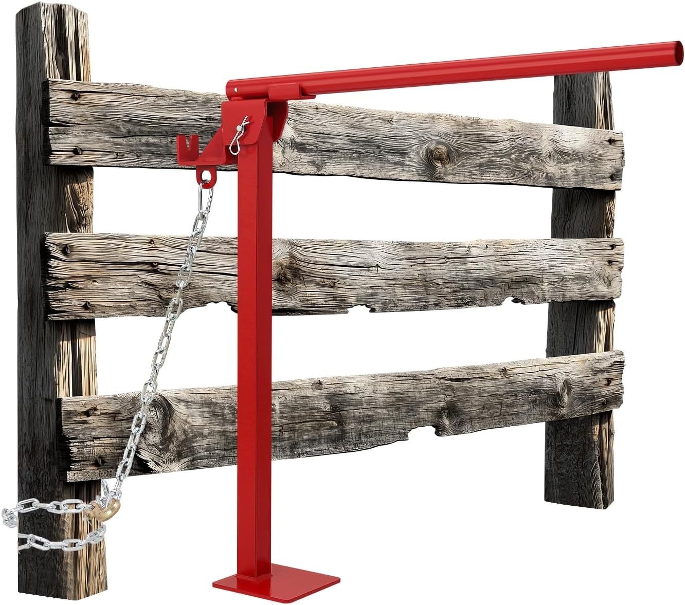 Fencing T-Post Puller – Easily Removes Studded Fence T-Posts & More– All Steel