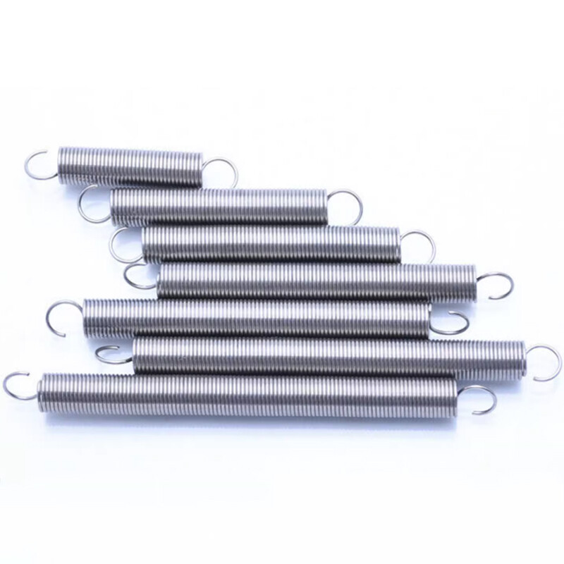 0.7x5x20mm to 0.7x5x300mm 304 Stainless Steel Big Small Tension Springs 5mm OD