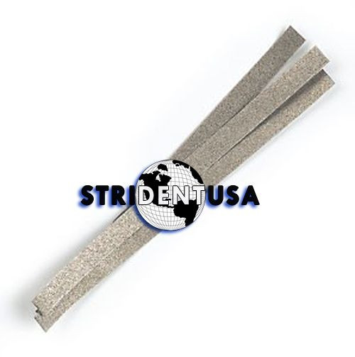 36 Dental Polishing Strips Stainless Steel 4 mm Medium Grit (ONE SIDE)