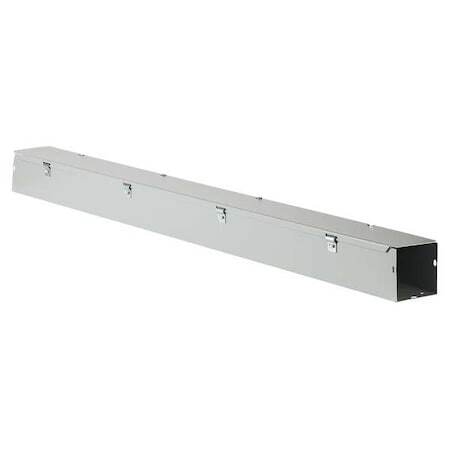 Wiegmann Hs444nk Straight Wireway,Nema 1,Length 4 Ft,Gray