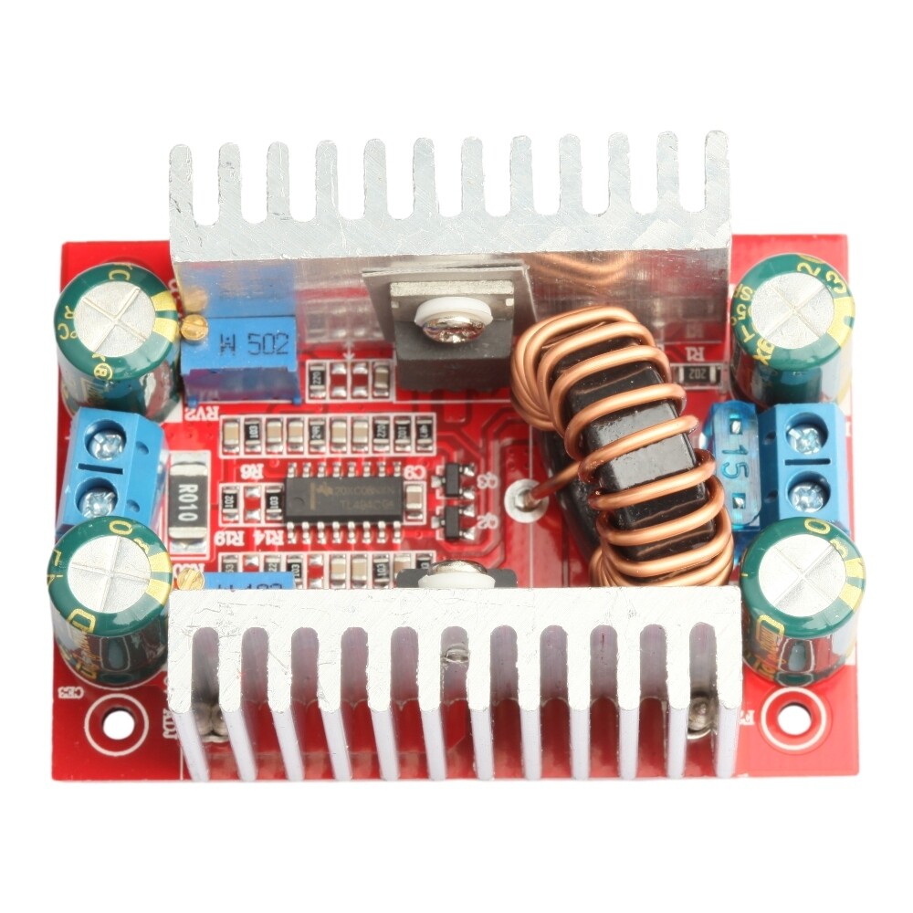 15A 8.5-50V to 10-60V Voltage Charger Step Up Converter Power Supply Module