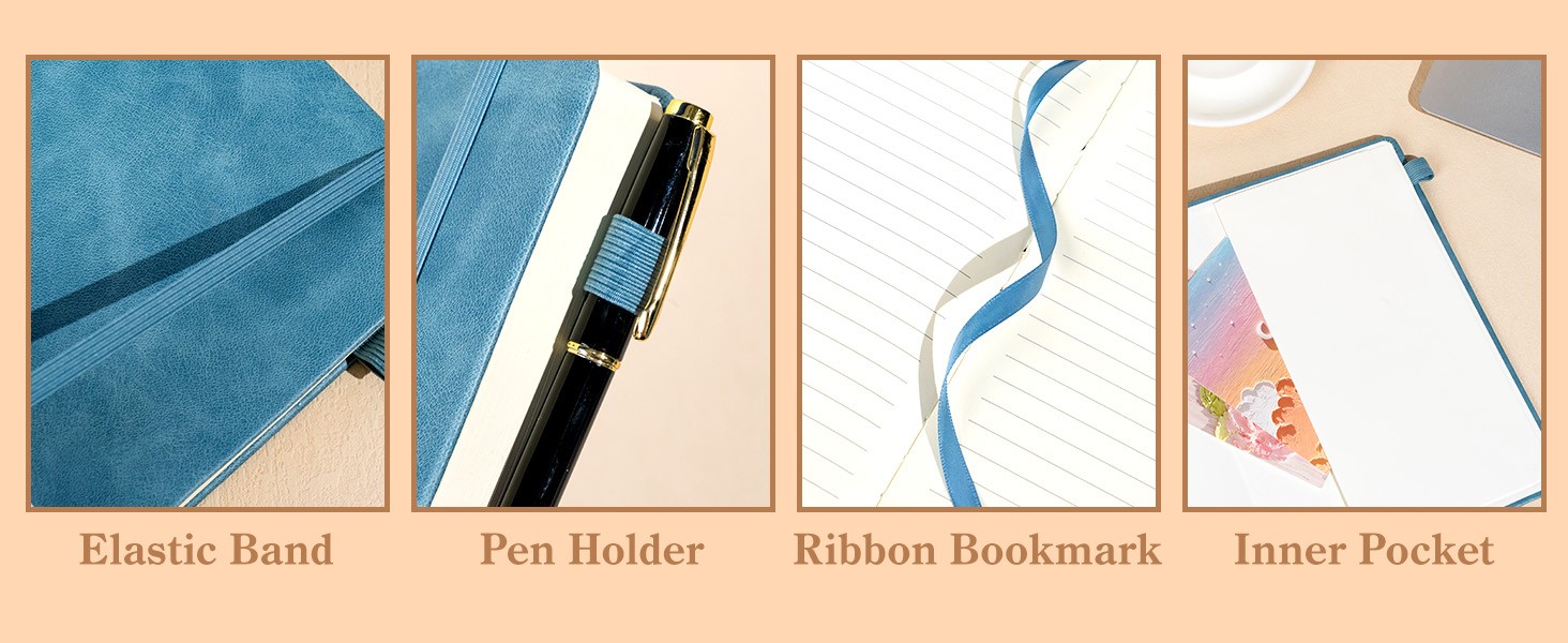 Journals Notebooks for Women Men 2 Pack: Journaling Notebooks Journals for