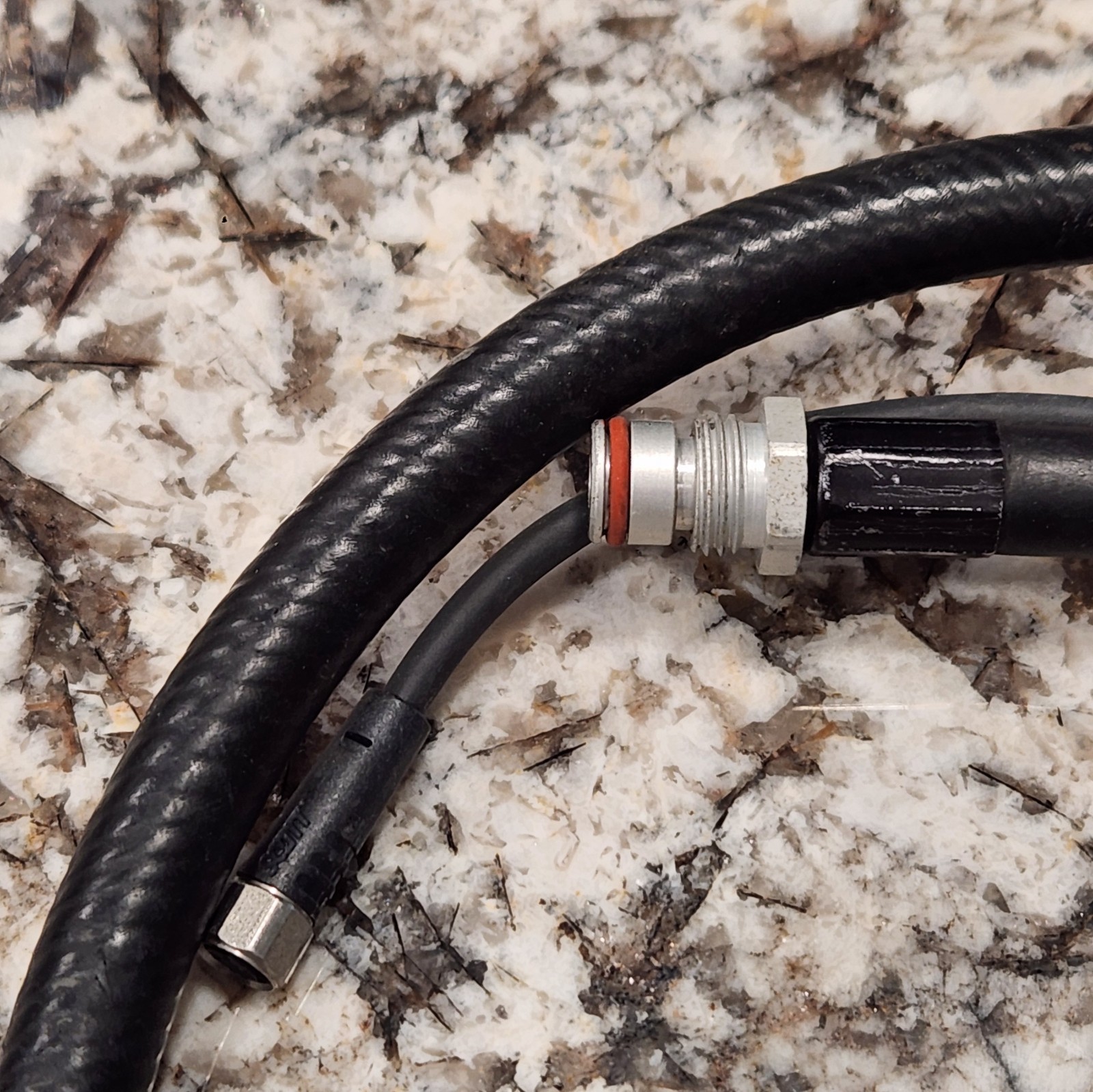Scott Regulator Assembly PN 804370-01 HUD 36″ Attachment Hose USED UNTESTED!