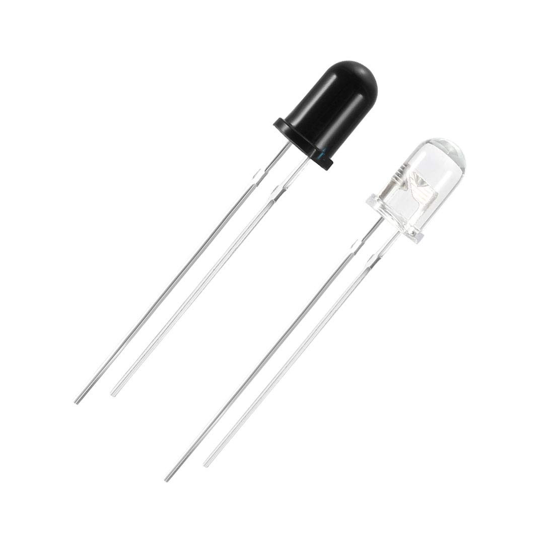 50pairs 5mm 940nm LEDs Infrared Emitter and IR Receiver Diode DC 1.2V Light Emit