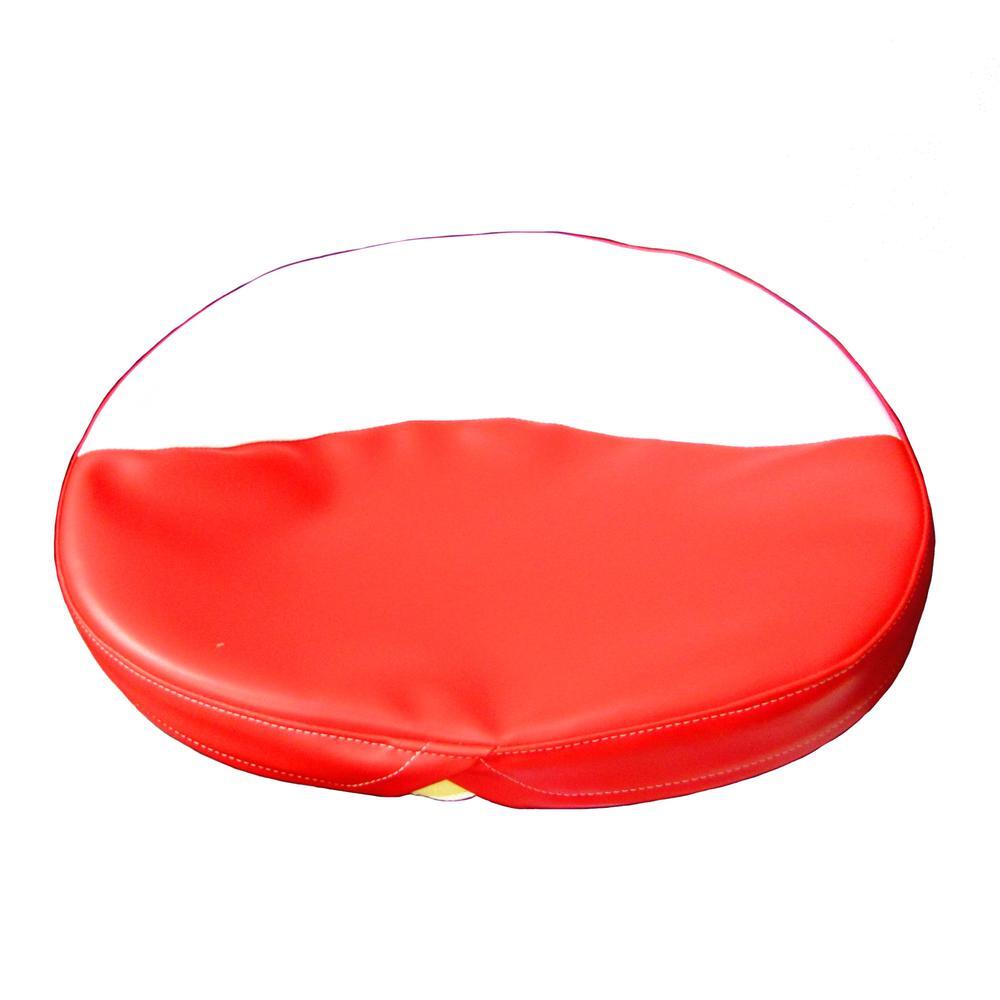 Red/White Seat Cushion for Farmall Tractors H M 300 450