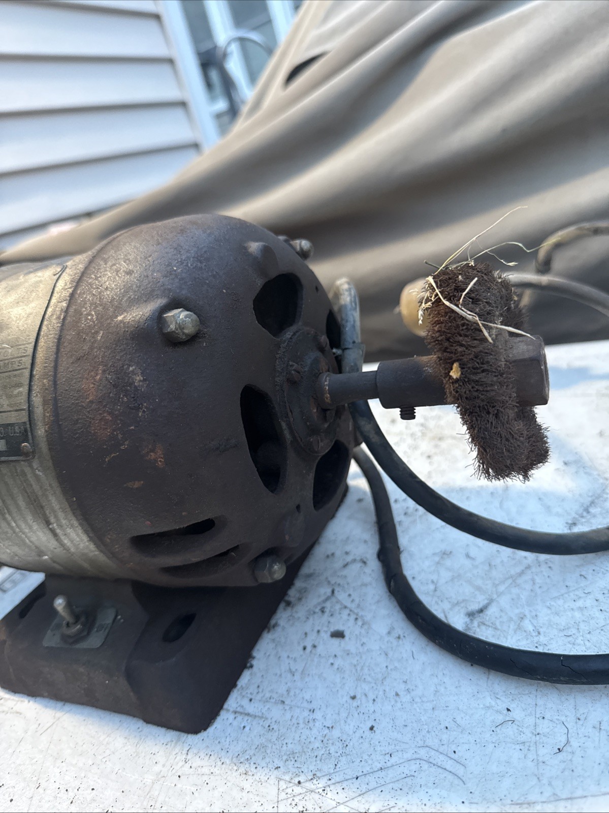 VINTAGE Craftsman 115v electric motor 1/2 hp/1750 RPM Model 115.6962. Needs Cord
