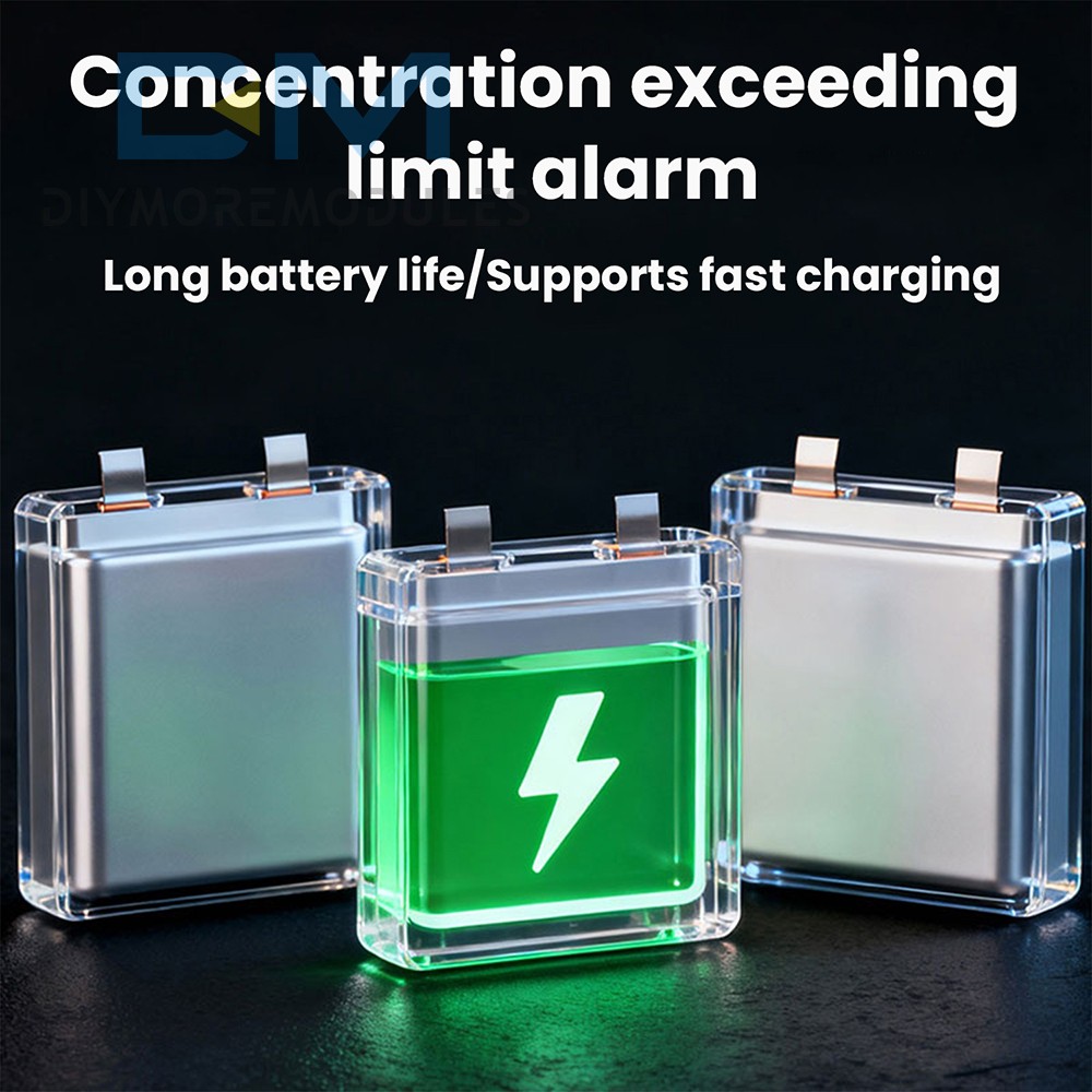 Air Quality Monitor 3-in-1 Carbon Monoxide Detector Temperature Humidity Alarm