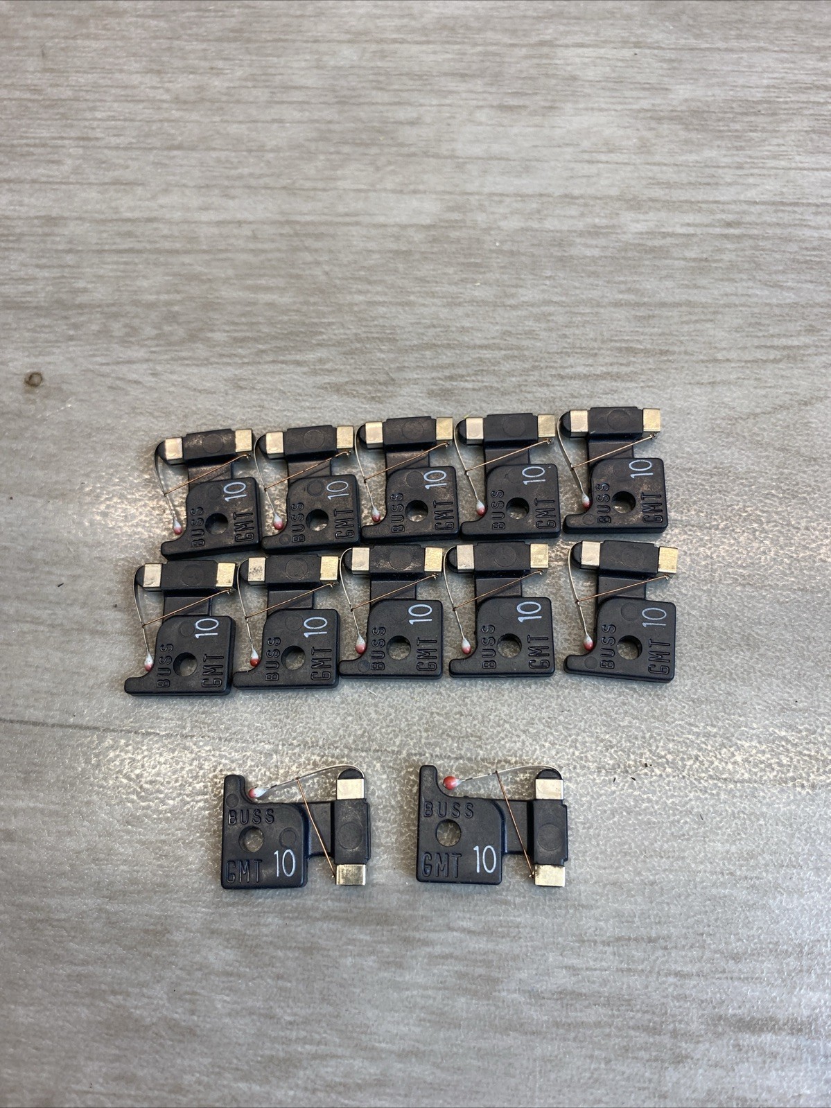 10pcs GMT-10 Fast-Acting Indicating Telecom Fuse 10A Amp Bussmann 10A