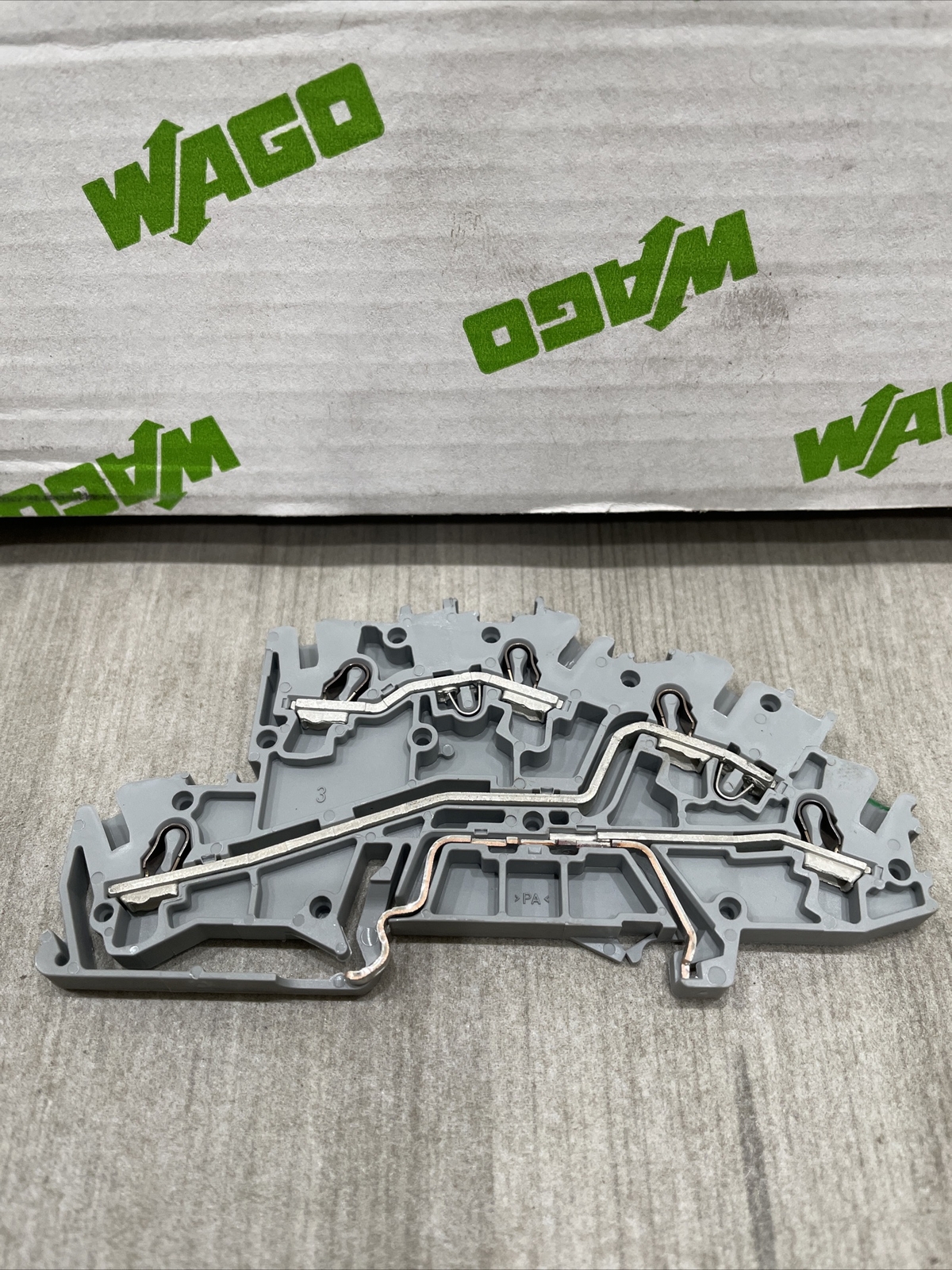 🔴3X WAGO FLOOR CLAMP 2003-7645 TERMINAL BLOCK 10-12MM/.47″ 250V 32A AWG 22-12‼️