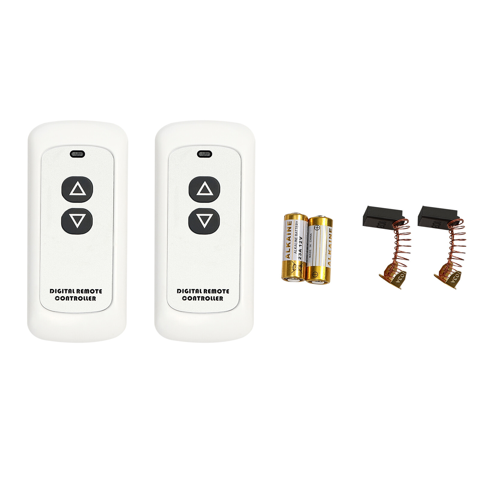 3in1 Portable Electric Hoist Winch 1100lbs Wired/Wireless Remote Control 25ft