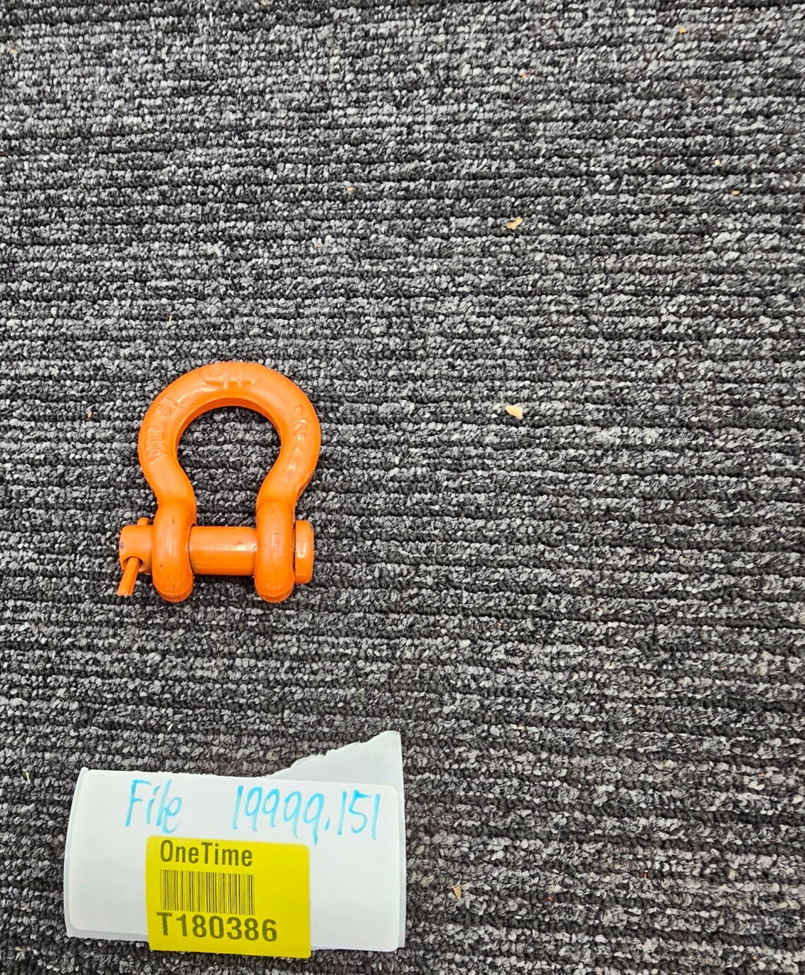 (QTY 4) CM Shackle WLL 3 Ton 1/2″ ERK CE 13mm USA Orange Coating Shackle