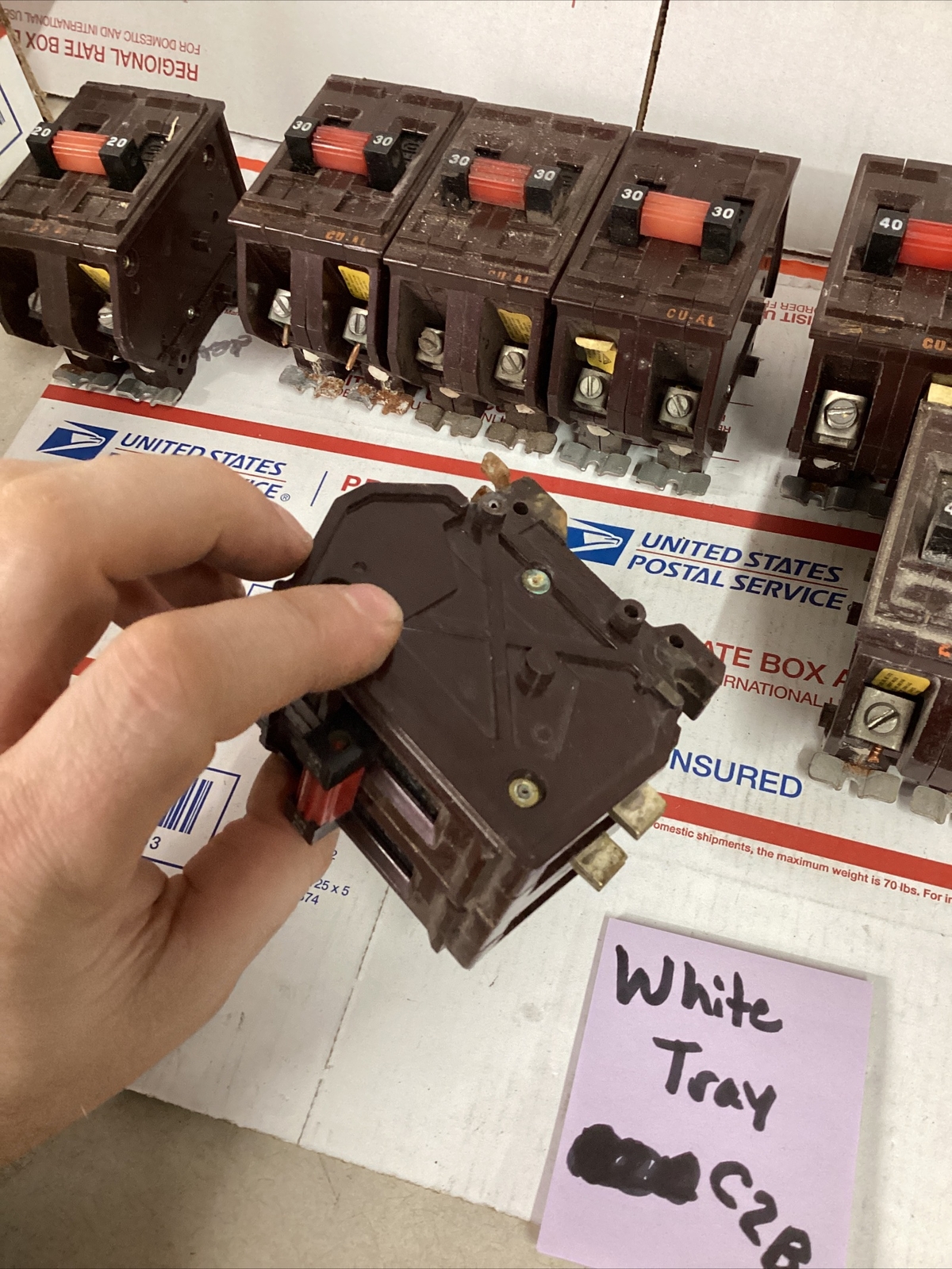 WADSWORTH 2P TYPE A 20A 30A 40A 50A 2 POLE CIRCUIT BREAKER METAL FEET ED4U 2110