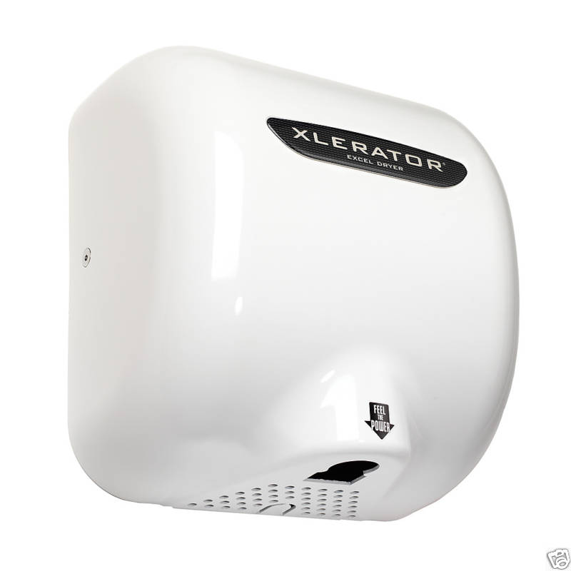 XLERATOR XL-BW (110V/120V) Hand Dryer by Excel; White BMC; FREE FedEx Ground