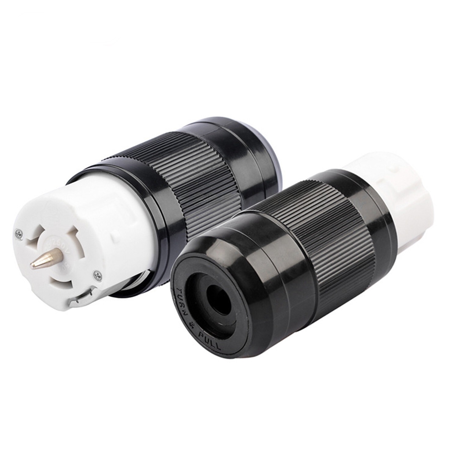 Generator Connector 50A 125/250V, NEMA SS2-50R Female Locking Power Cord Plug US