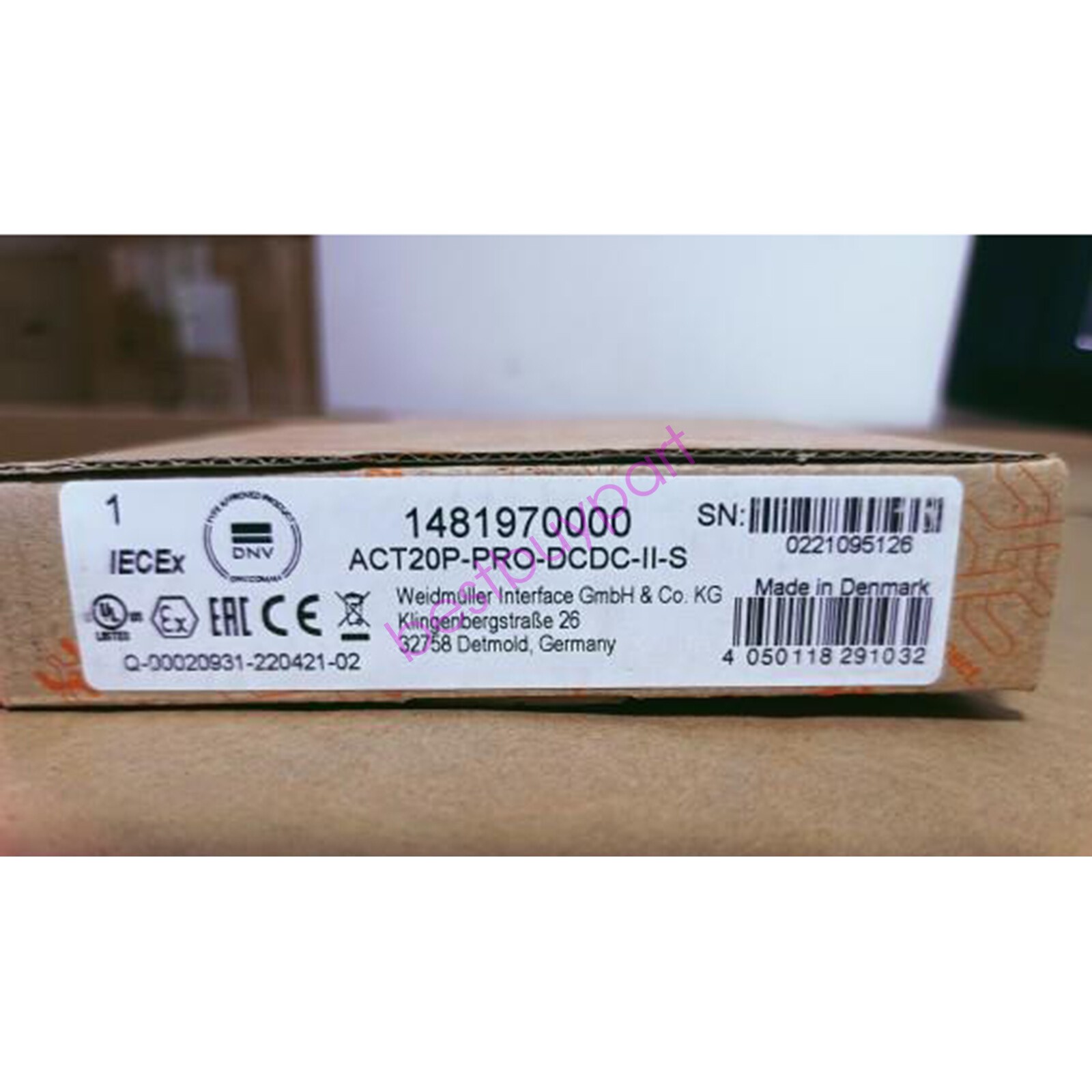1PCS New Weidmuller signal isolator 1481970000 ACT20P-PRO-DCDC-II-S In Box#QW