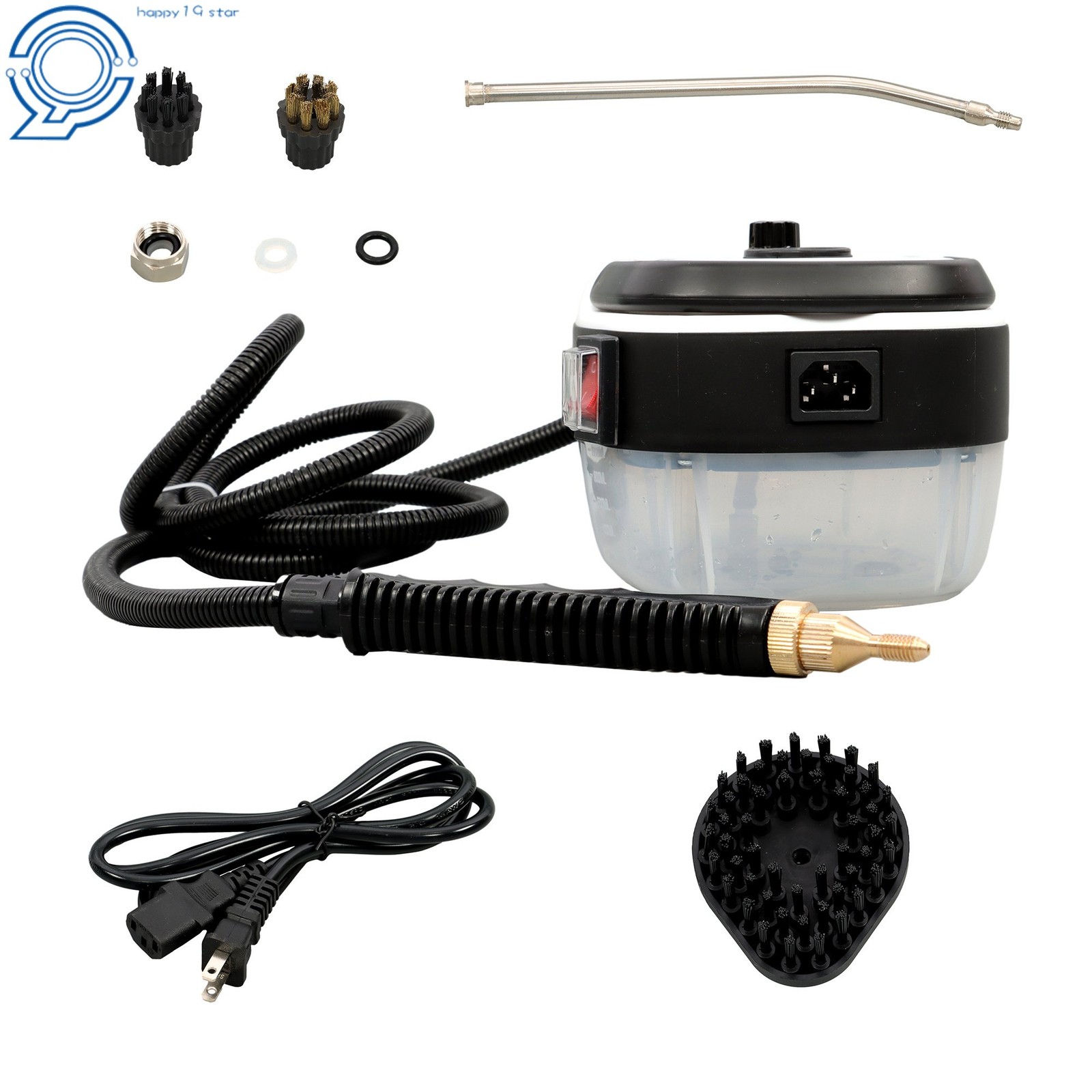 Steam Mop & Cleaner 2500W for Hardwood Floors & Auto Detailing Accessories