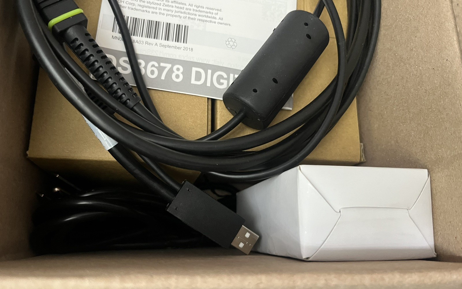 Zebra DS3678 Barcode Scanner Kit 1D/2D IP67 Wireless Cordless DS3678-SR0F003VZWW