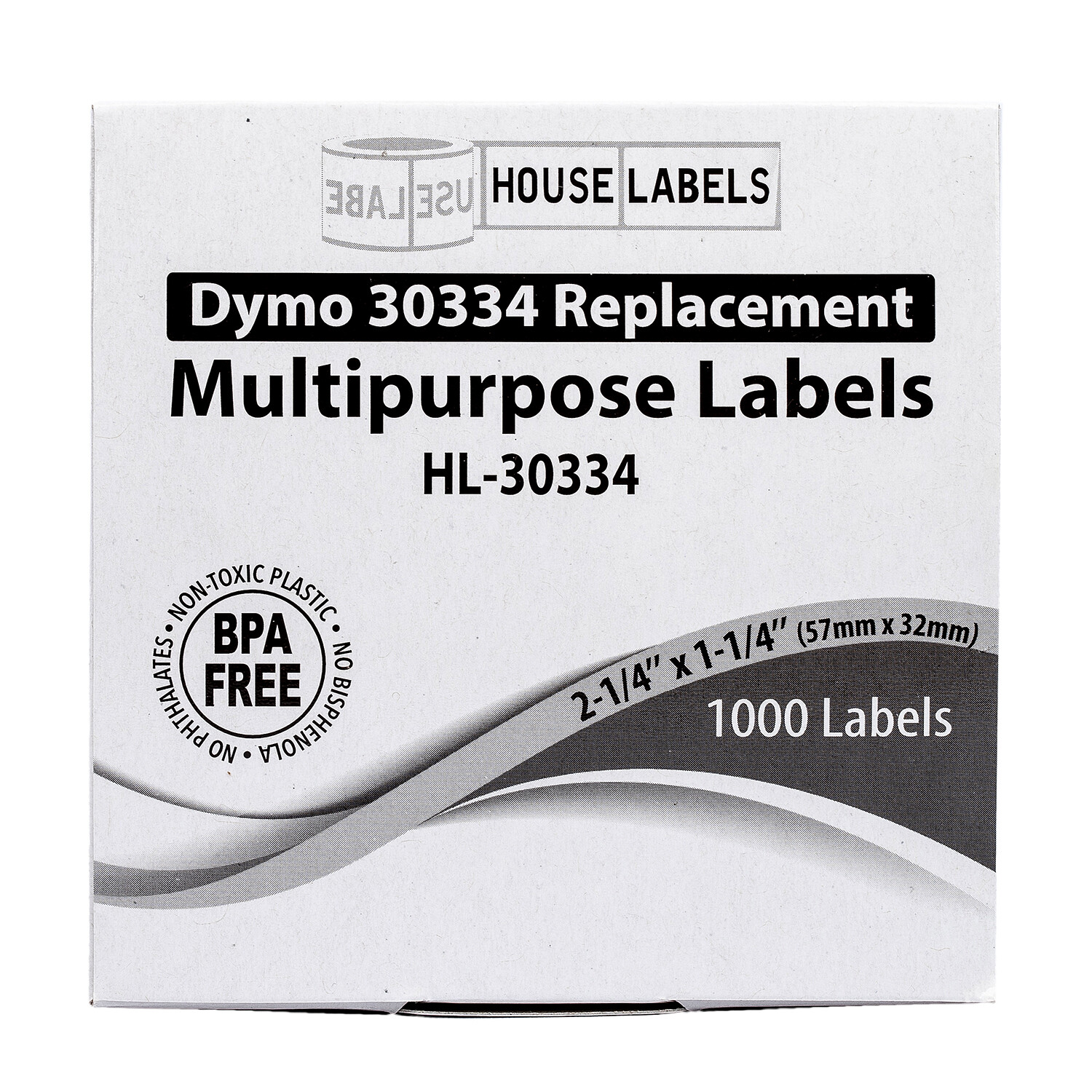 DYMO LW 30334 Medium Multipurpose Labels – (12) Rolls of 1000 – FREE & FAST SHIP