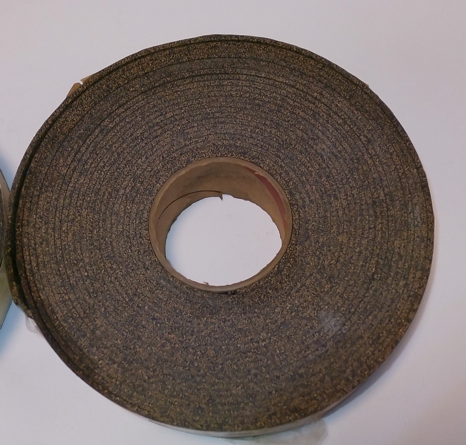 Cork Rubber Gasket Rolls, Water-Resistant, 2 In W, 50 Ft L, 3/8 In Thick, Qty 2