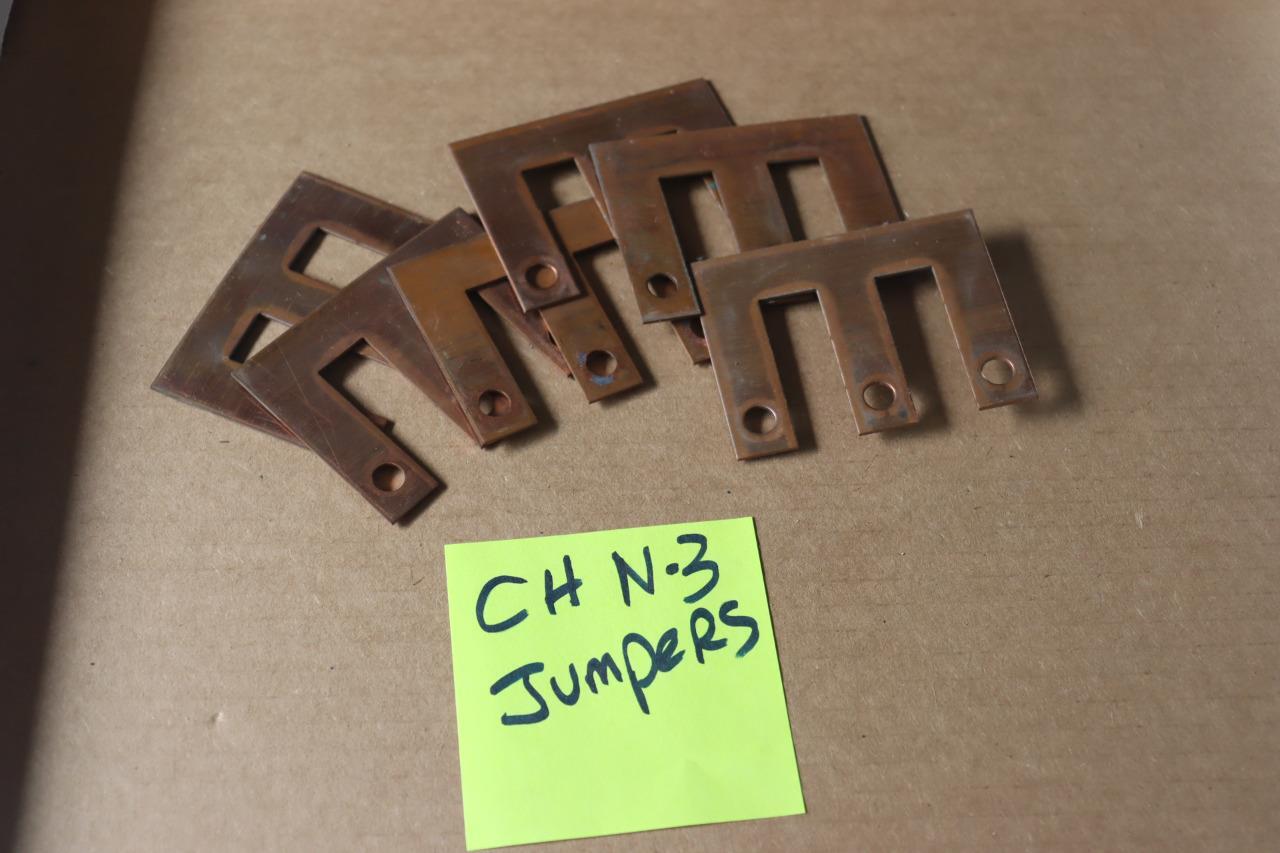 One Set of 3 Cutler Hammer Nema Size 3 3 Pole Copper Jumper Bar Plate