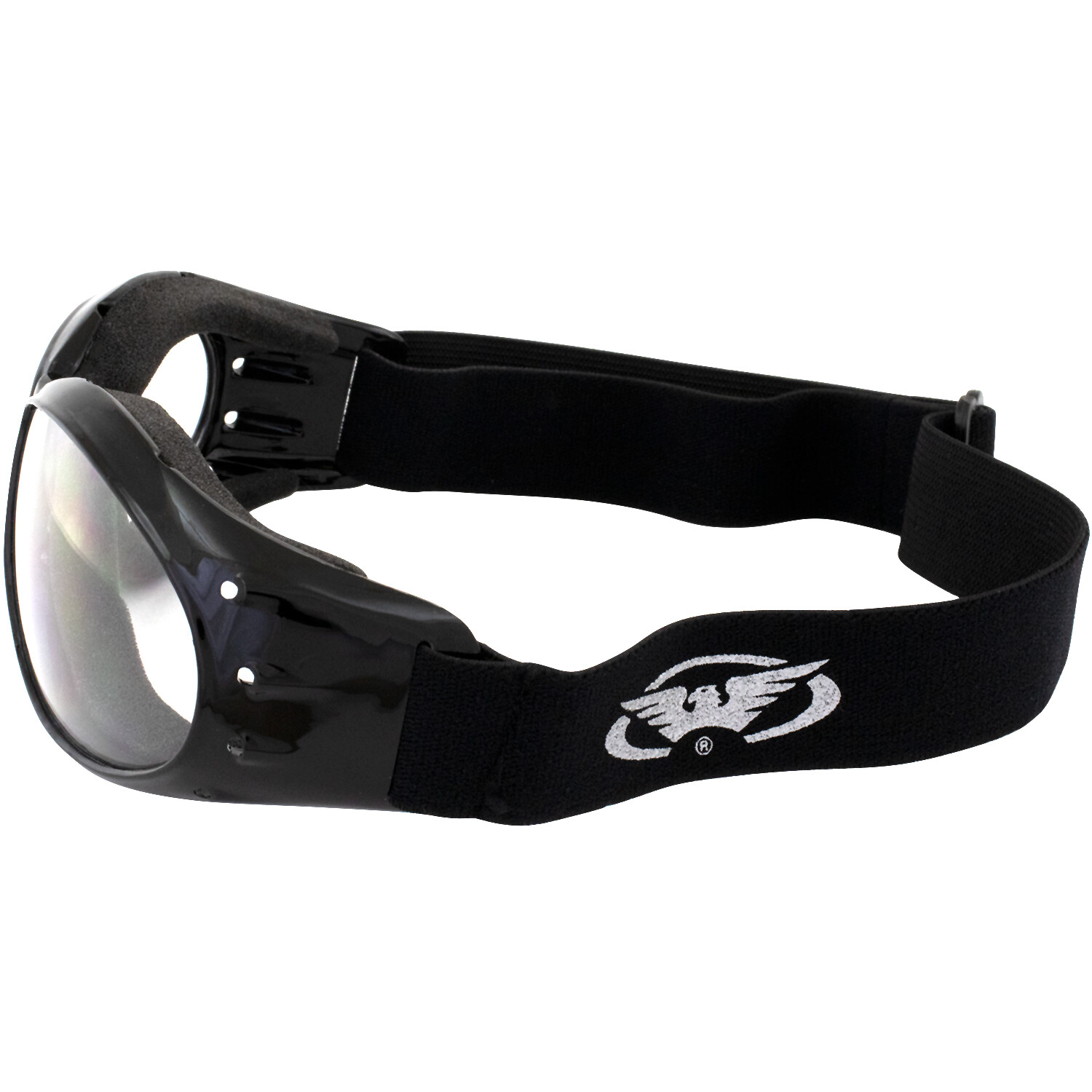 3 Pairs of Global Vision Eliminator Goggles Black with Clear Smoke & Blue Lenses