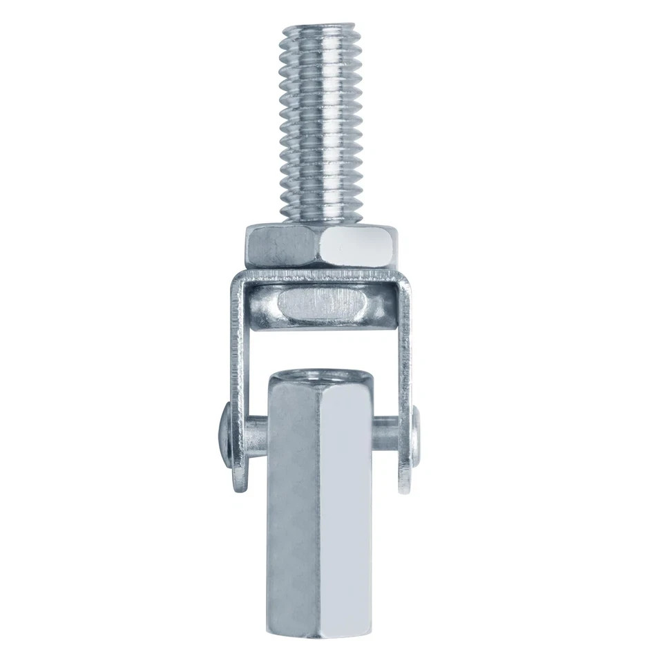 12 PCS 3/8″ Swivel Joint Connector, Adjustable Swivel Attachment Thread Rod H…