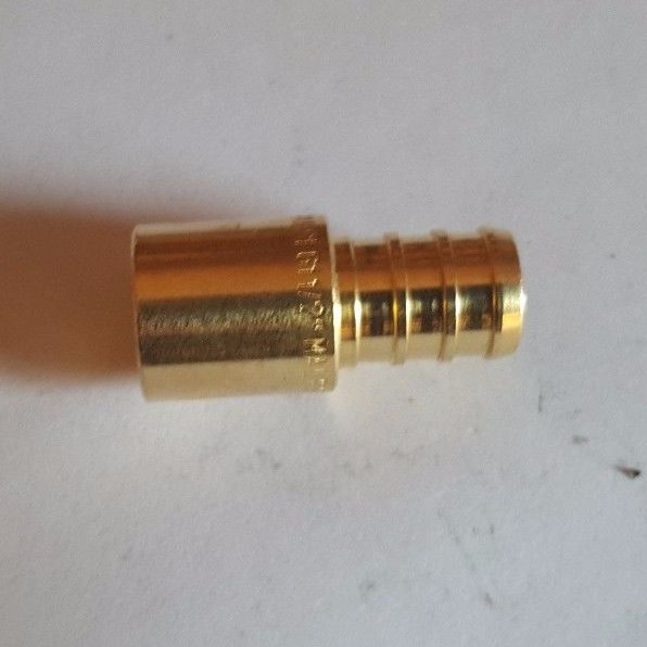 100 PIECE 1/2″ PEX X 1/2″ MALE SWEAT ADAPTERS BRASS CRIMP FITTINGS LEAD FREE